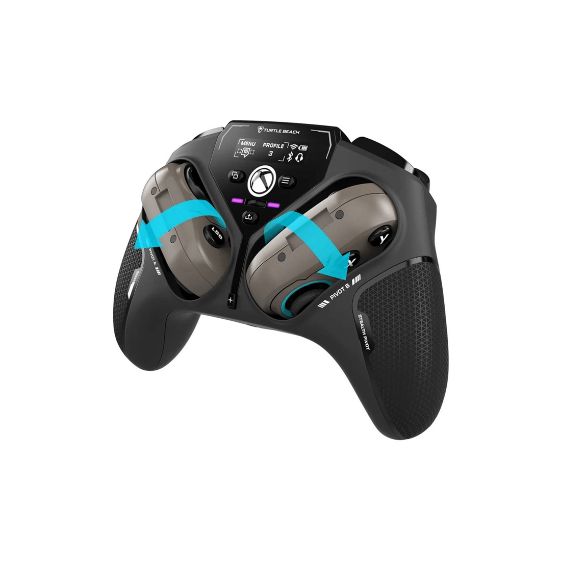 3 Turtle Beach Stealth Pivot Wireless Smart Controller for Xbox and PC - Black, 3 of 7