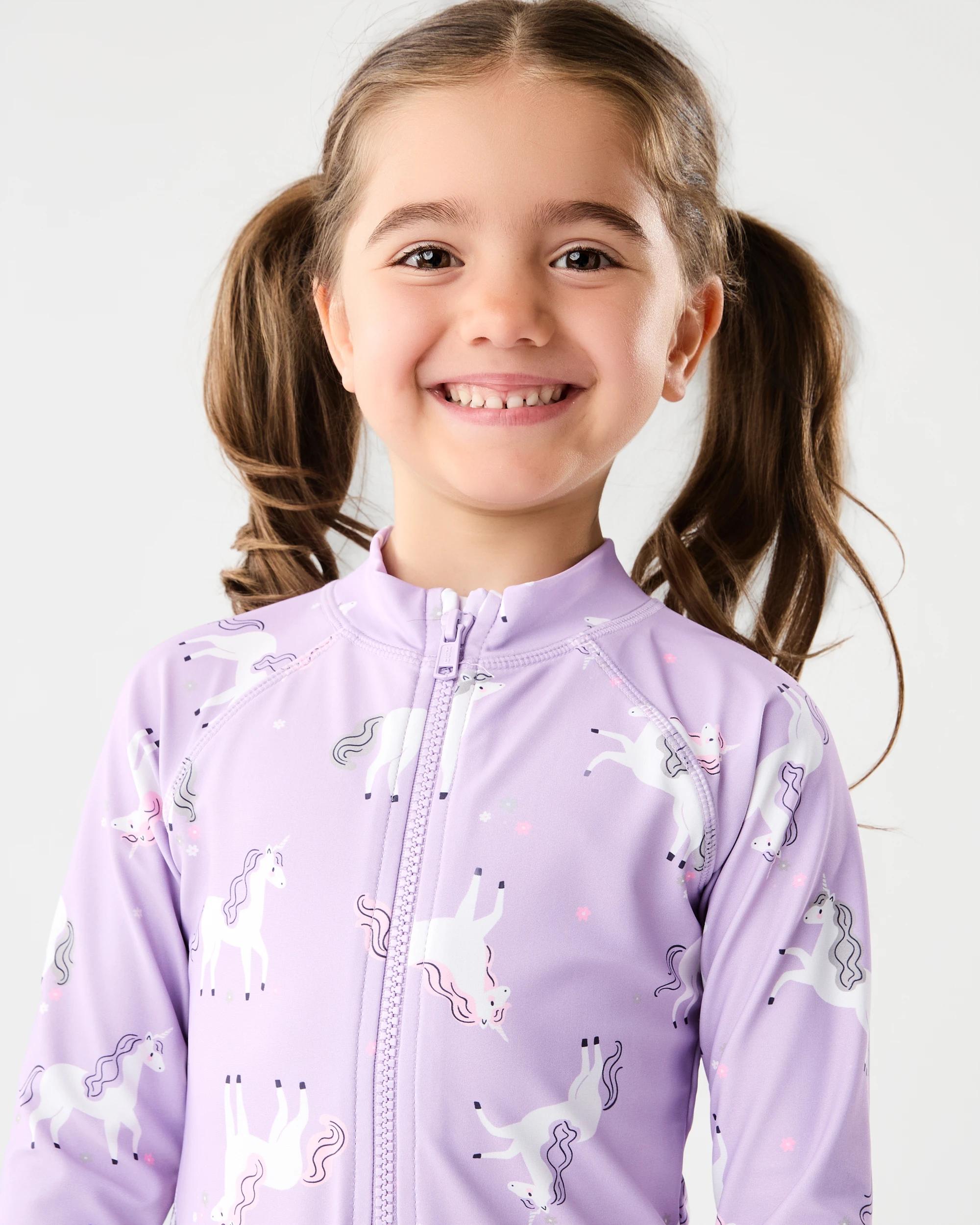 3 Long Sleeve One Piece Swimsuit Pur Unicrn, 3 of 4