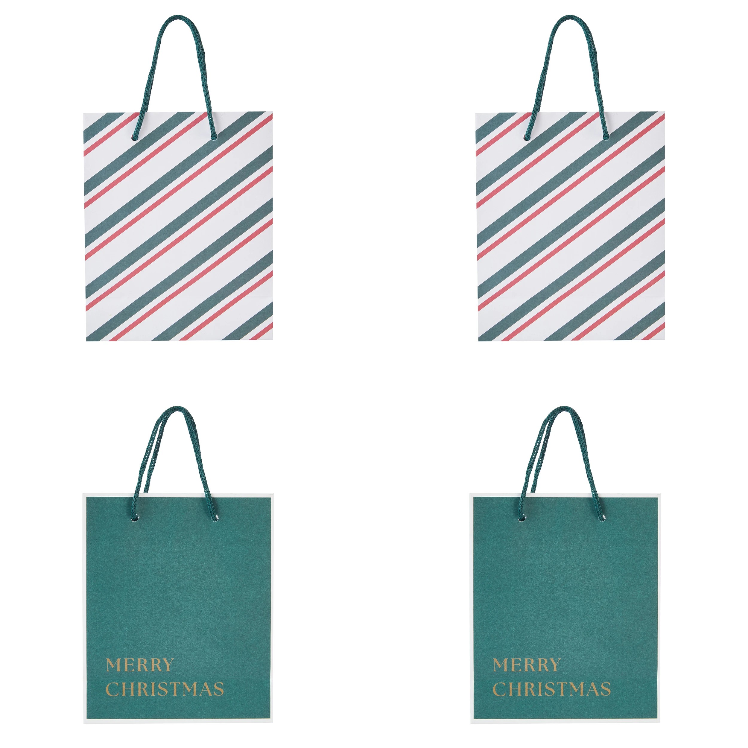 5 4 Pack Christmas Gift Bags - Small, Assorted, 5 of 7