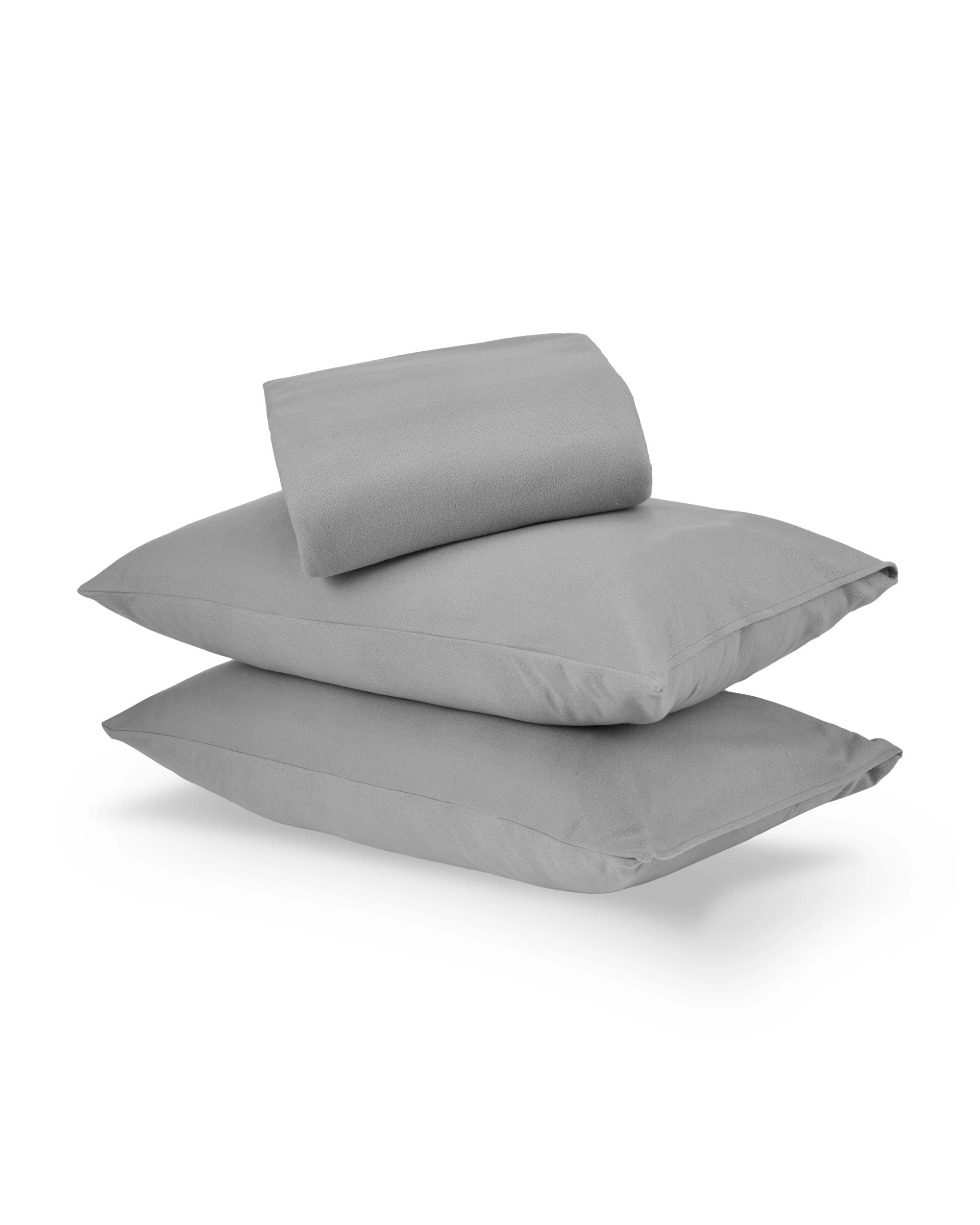 1 Soft Touch Sheet Set - Queen Bed, Grey, 1 of 7