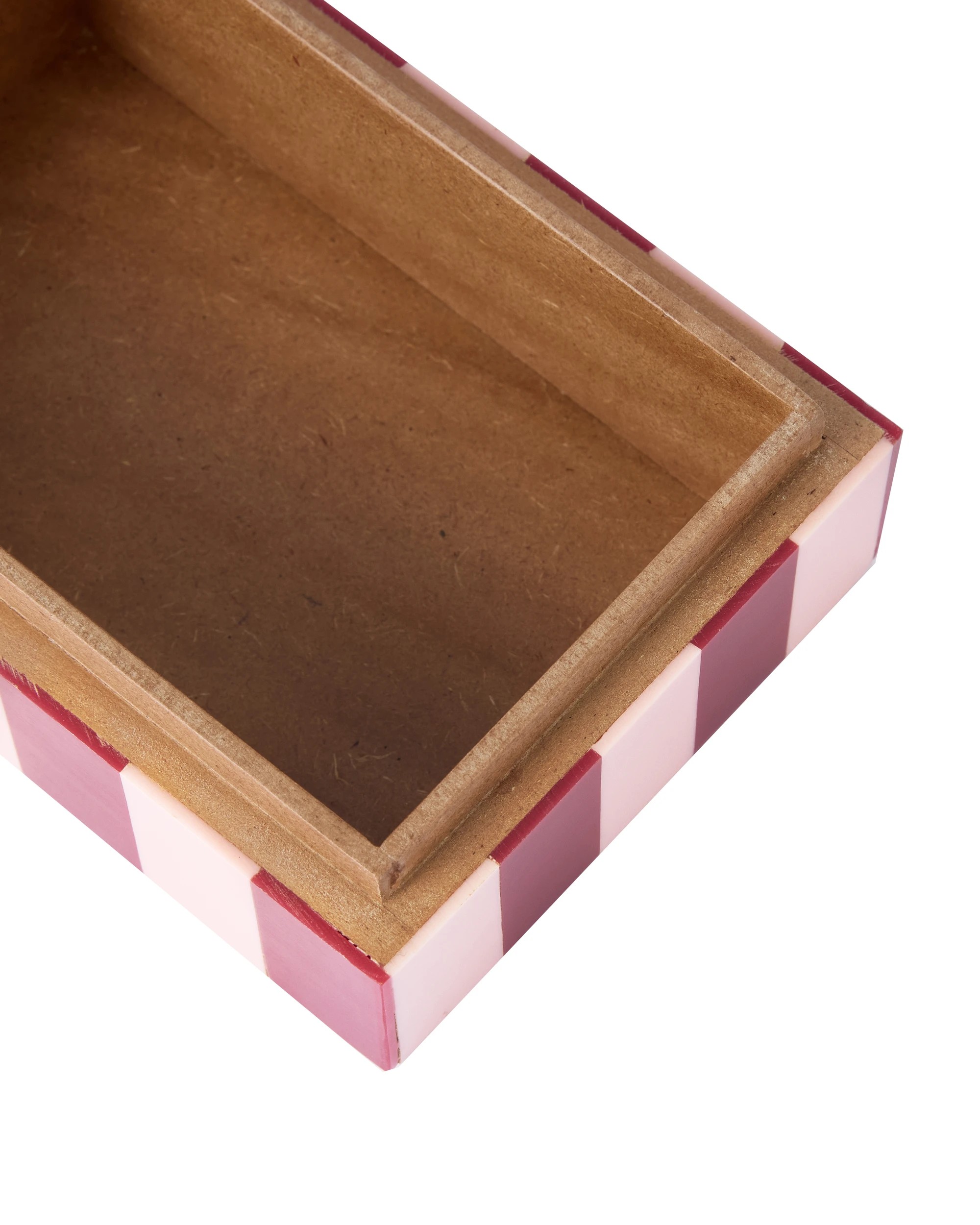 4 Pink and Berry Stripe Decor Box, 4 of 6