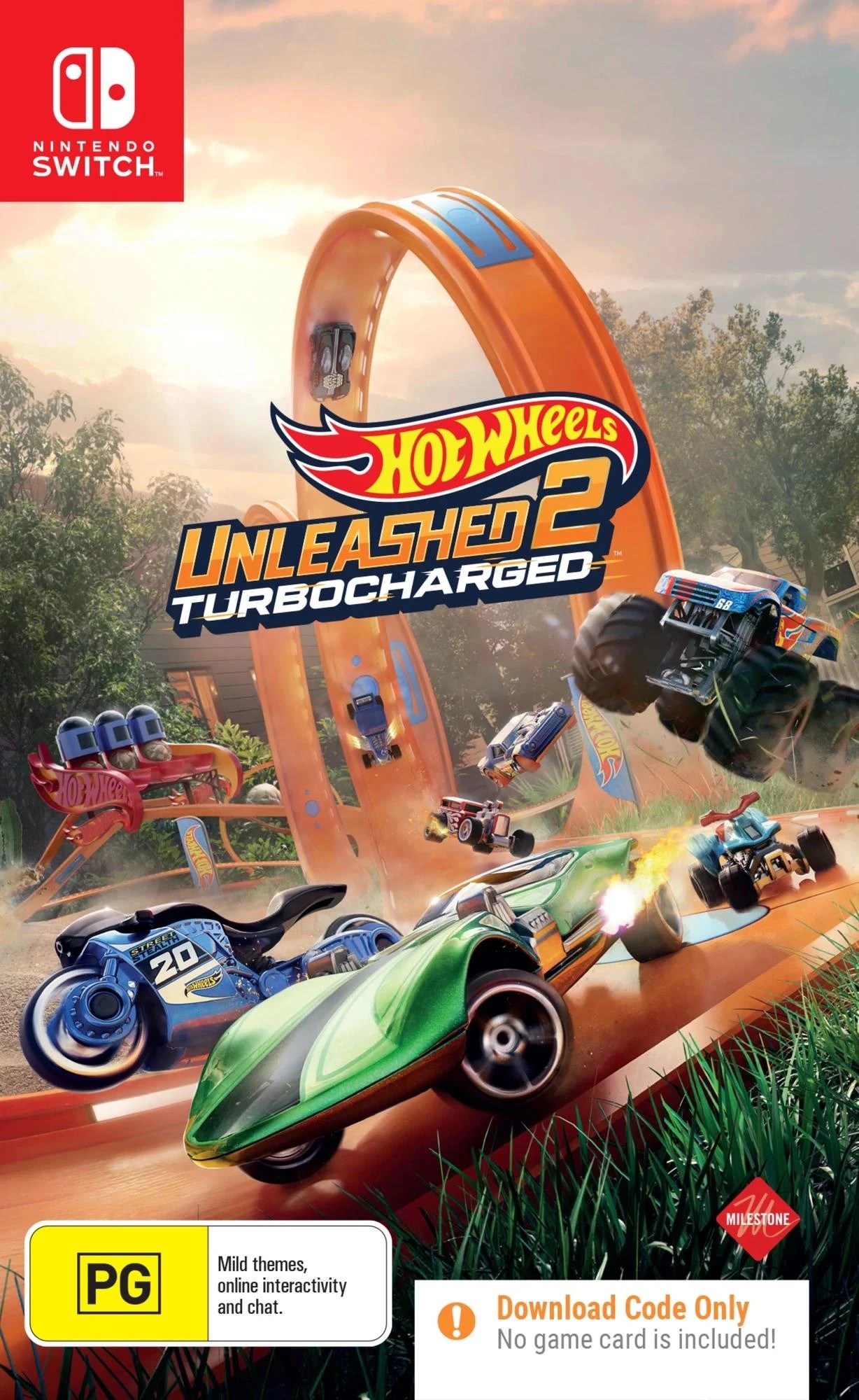 1 Hot Wheels Unleashed 2 - Nintendo Switch Code in Box - Multi, 1 of 10