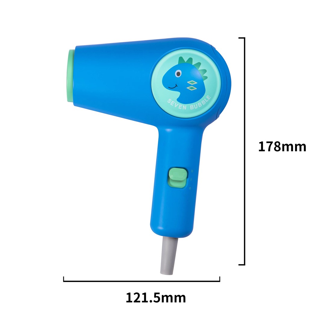 3 Traderight Low Heat Speed Baby Hair Dryer - Blue, 3 of 6