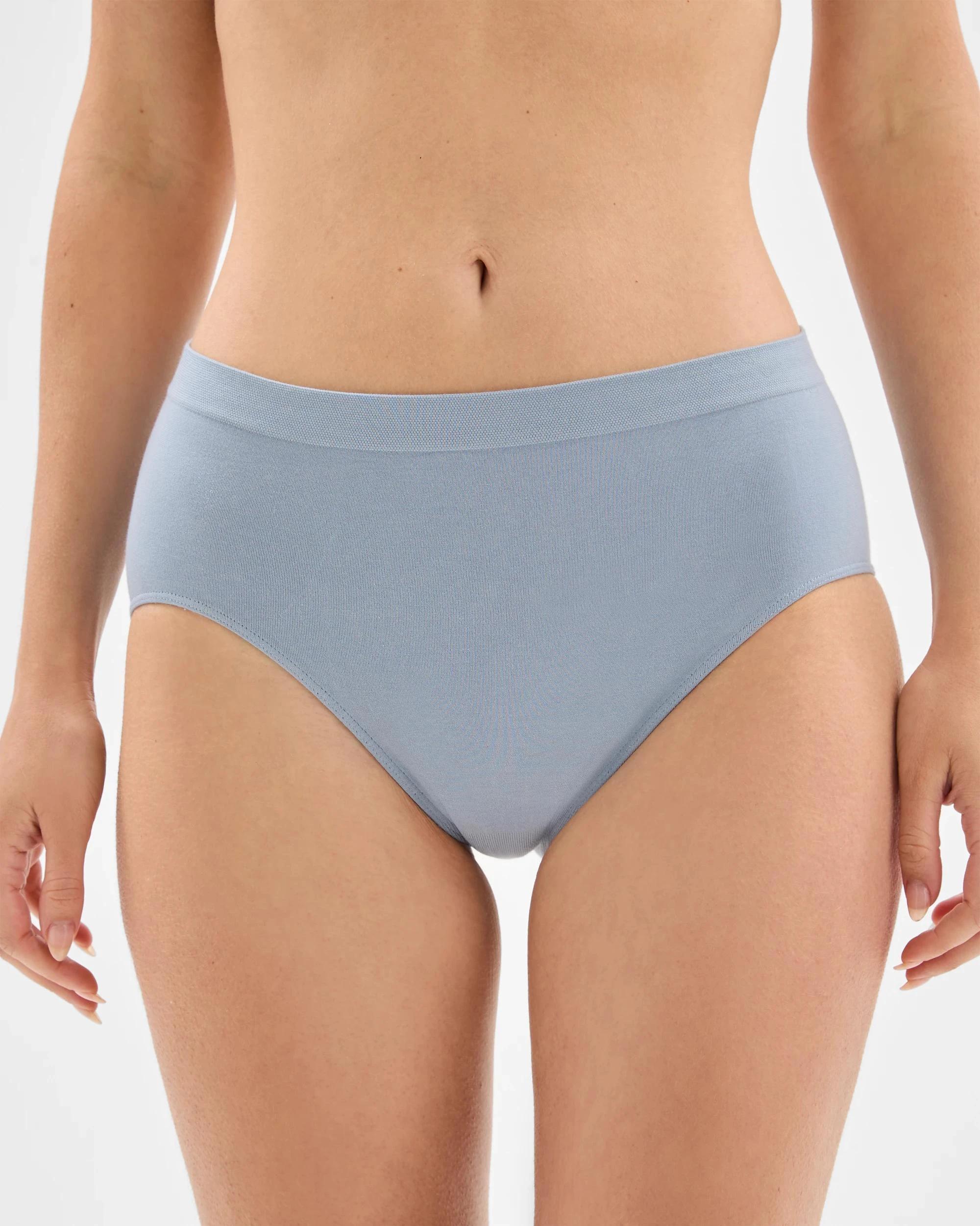 2 Target Australian Cotton Blend 2 Pack Seamfree Midi Briefs BLUE BLIZZARD, 2 of 4