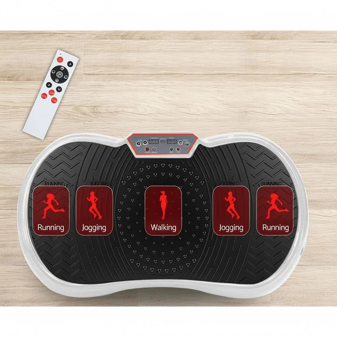 4 Everfit Vibration Machine Platform Vibrator Resistance Rope Home Fitness - White, 4 of 8