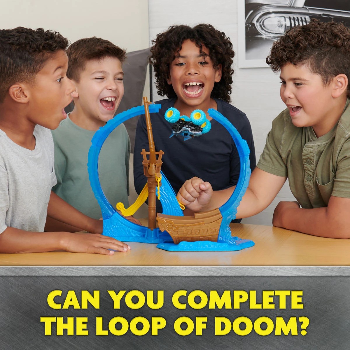 7 Monster Jam Megalodon's Loop of Doom Playset, 7 of 9