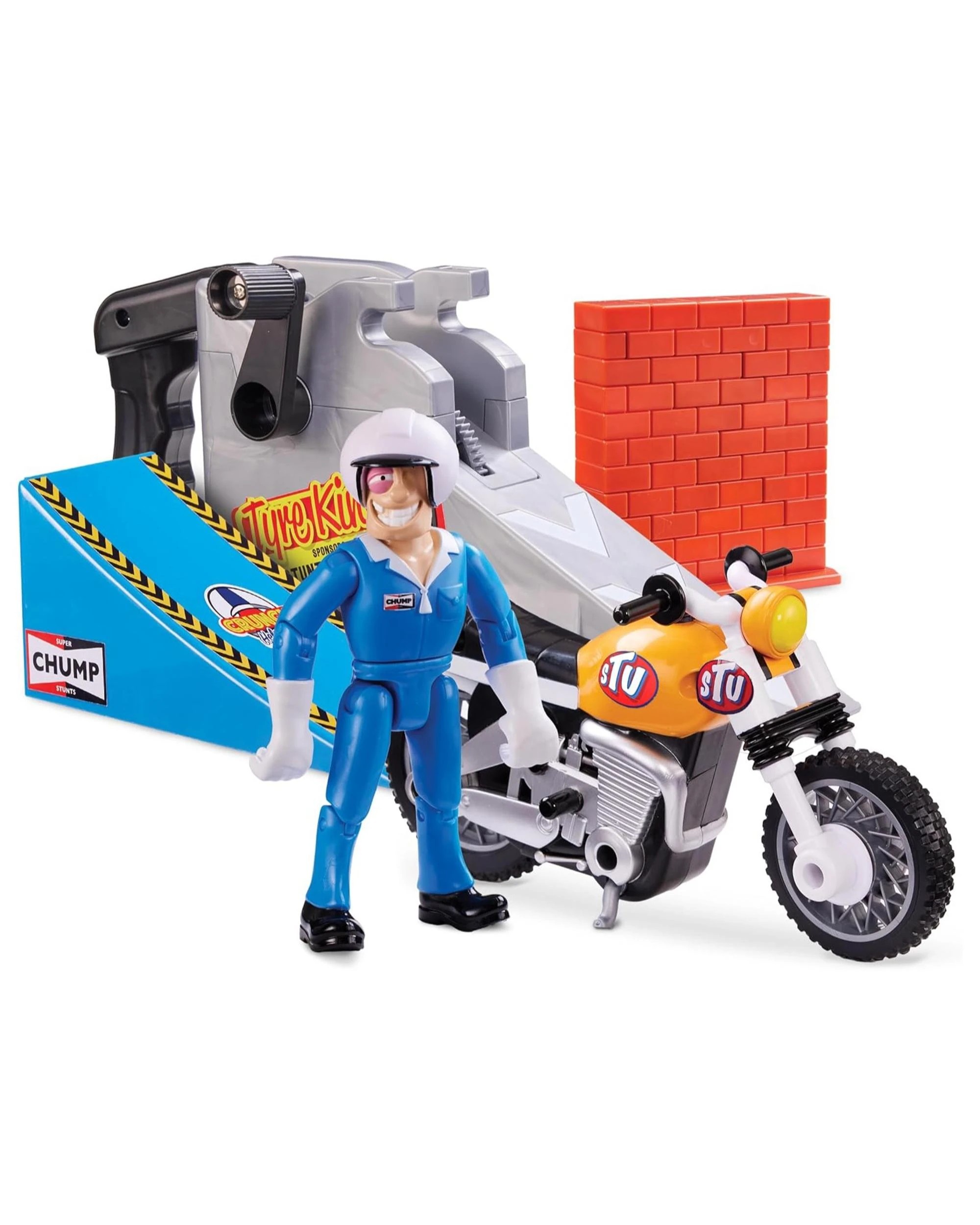 2 Stuntman Stu Nitro Boost Stunt Bike Action Figure, 2 of 7