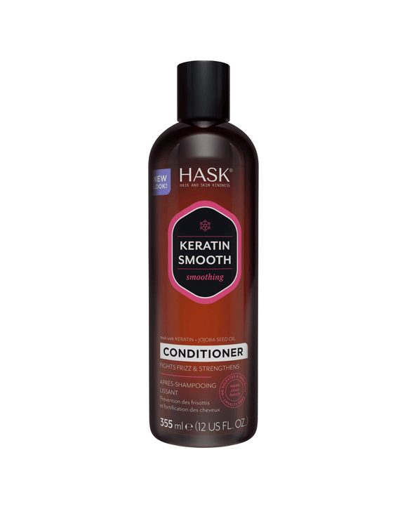 HASK Smoothing Conditioner 355ml - Keratin and Jojoba Seed Oil