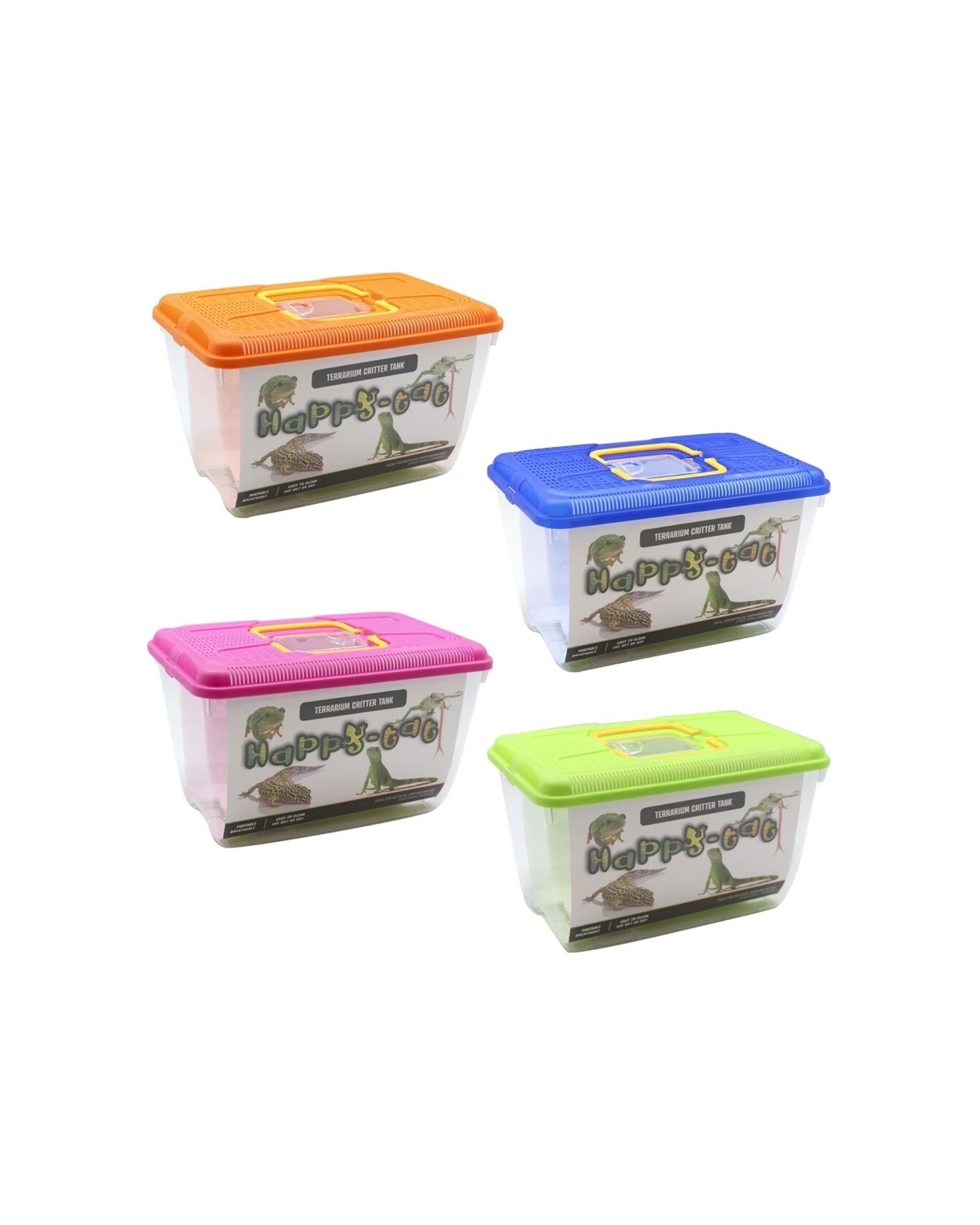 5 Paws And Claws 32cm Critter Reptiles Aquarium Tank House Portable Carrier - Assorted, 5 of 5