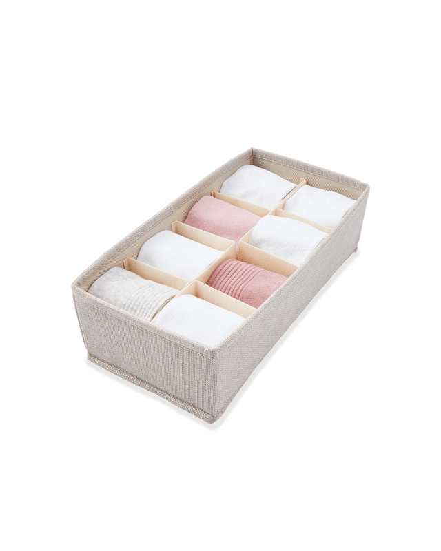 Linen Look Adjustable Drawer Organiser - B