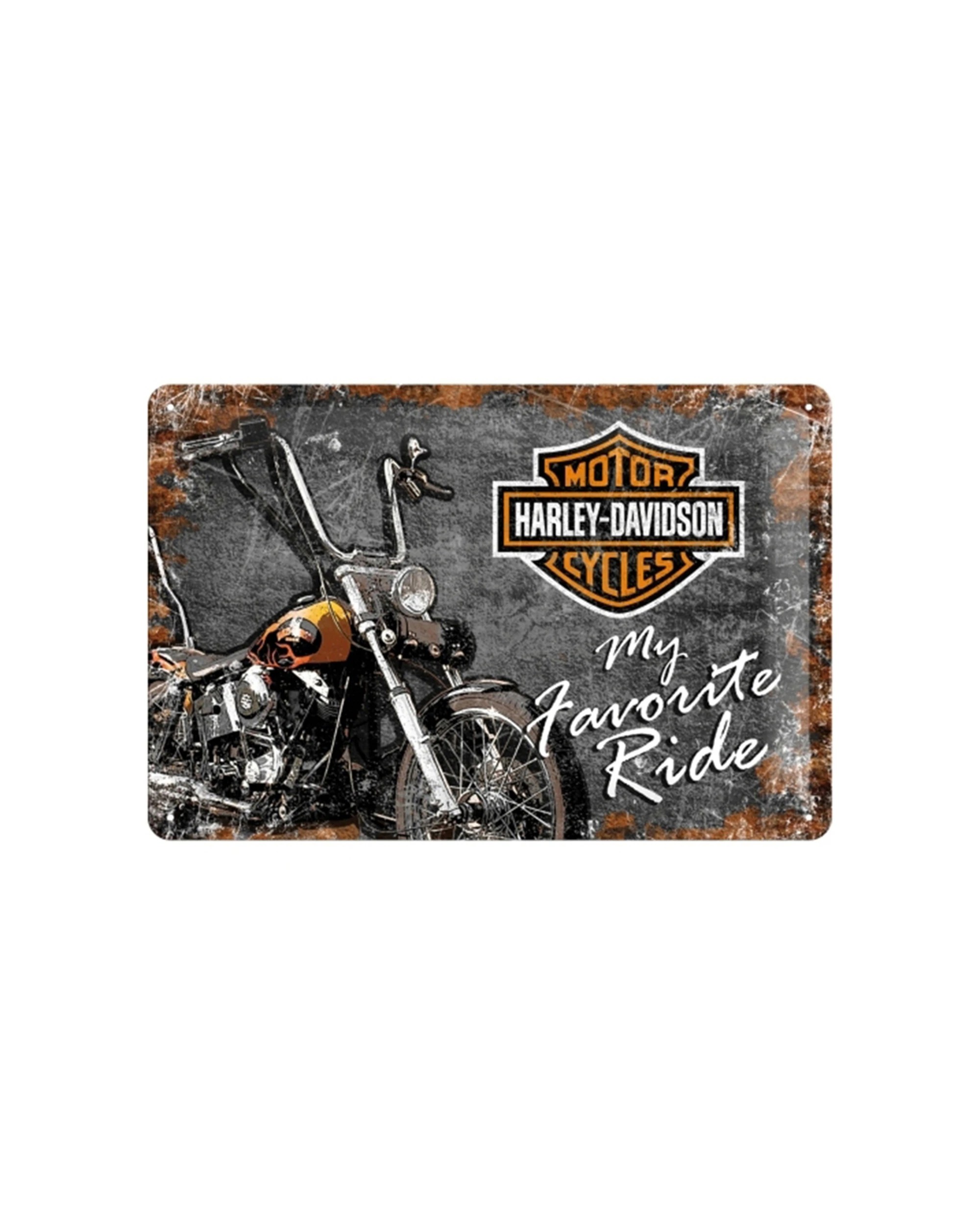 1 Nostalgic-Art Medium 20x30cm Metal Wall Art Sign Plaque - My Favorite Ride - Multi, 1 of 3