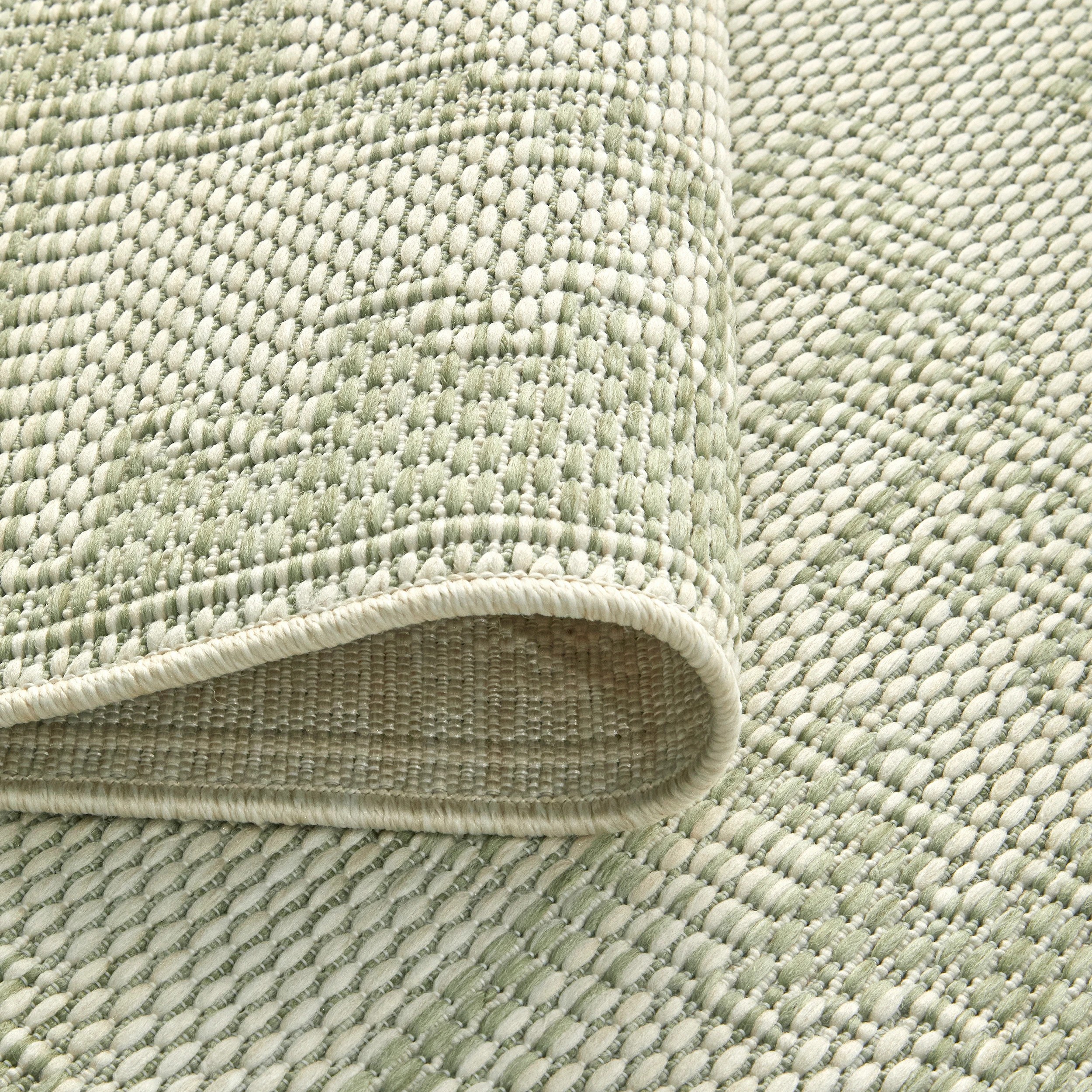 7 Common Ground Rugs Palmline Kuza 400x80cm - Large Outdoor Rug - Green, 7 of 7