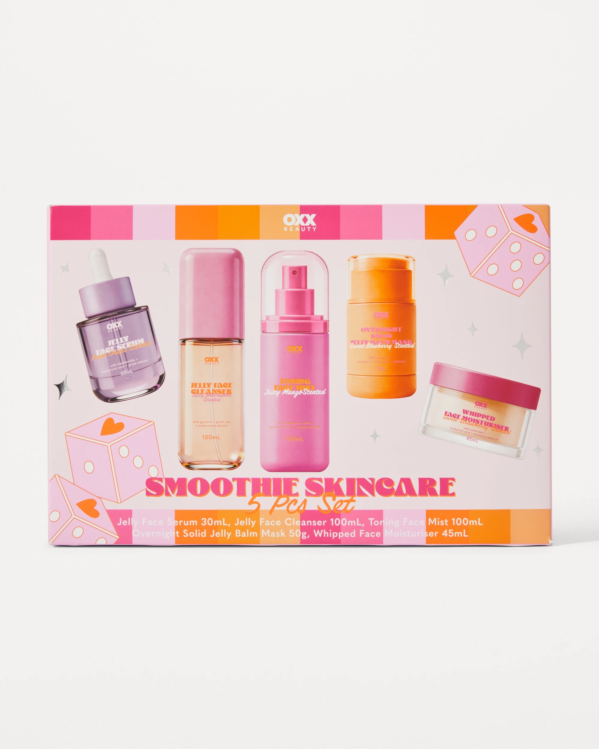 1 OXX Beauty 5 Piece Smoothie Skincare Set, 1 of 8