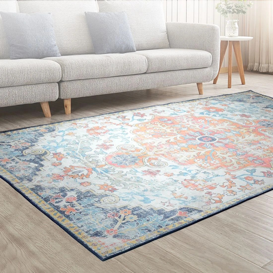 3 Artiss Floor Rug 200x290 Mat Carpet Short Pile - Multi, 3 of 5