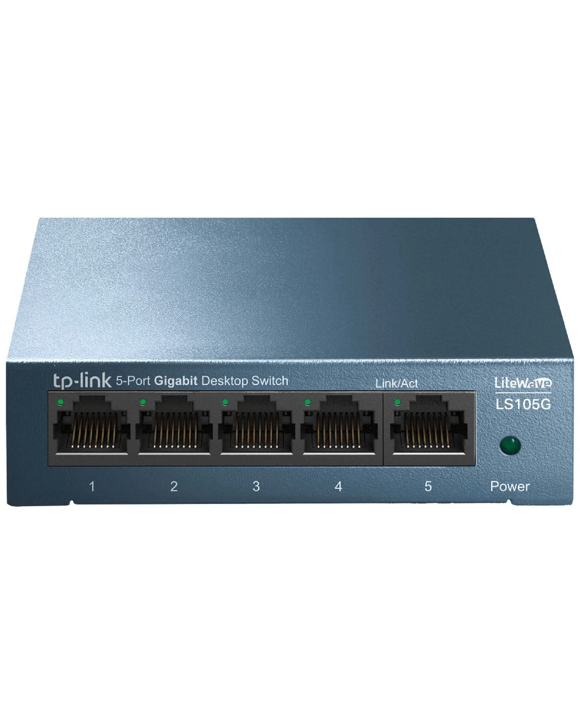 TP-Link LS105G 5-Port 10/100/1000Mbps Desktop Network Switch