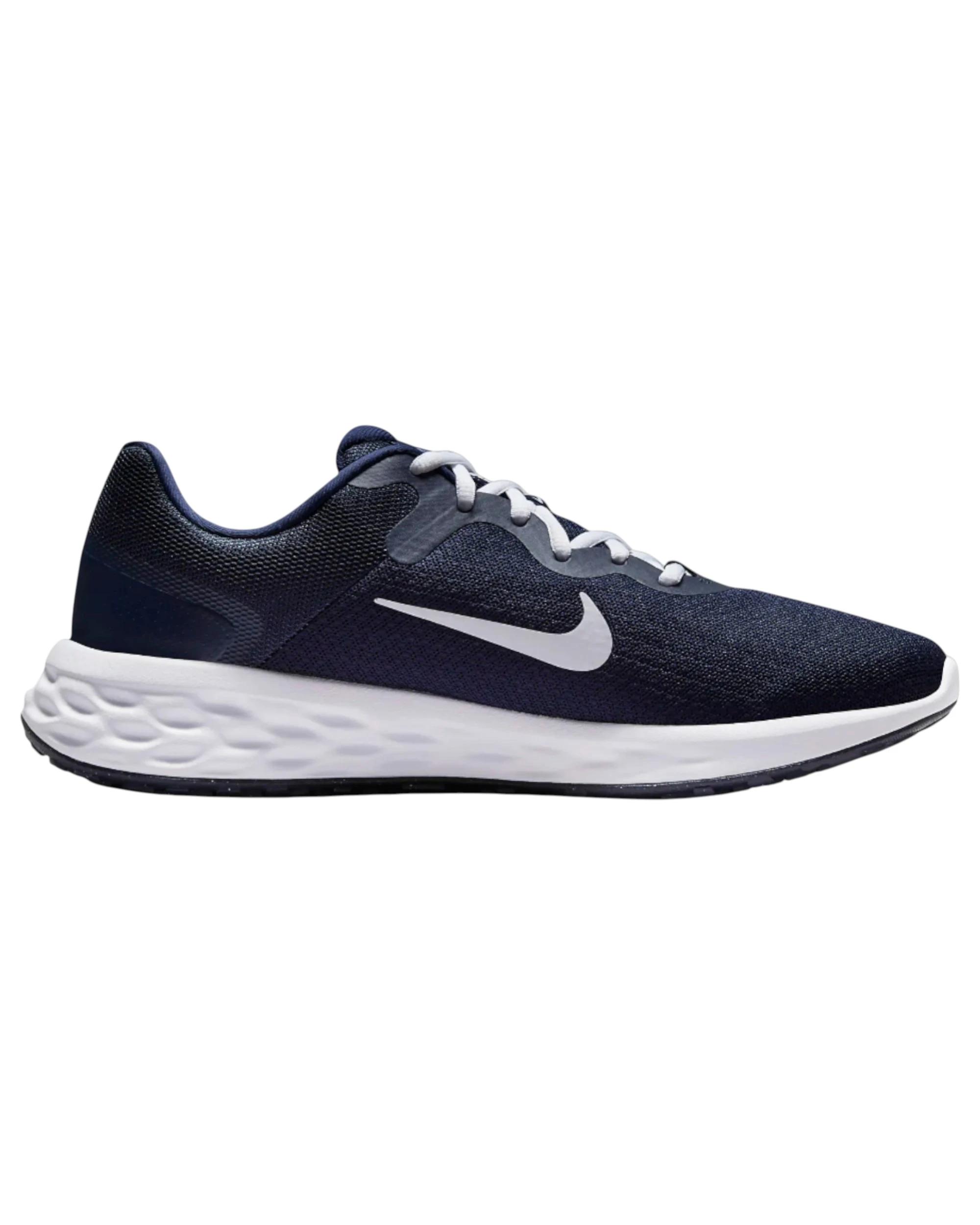 1 Nike Mens Revolution 6 Next Nature Midnight Navy/ White Athletic Running Shoes MIDNIGHT NAVY/ WHITE, 1 of 8