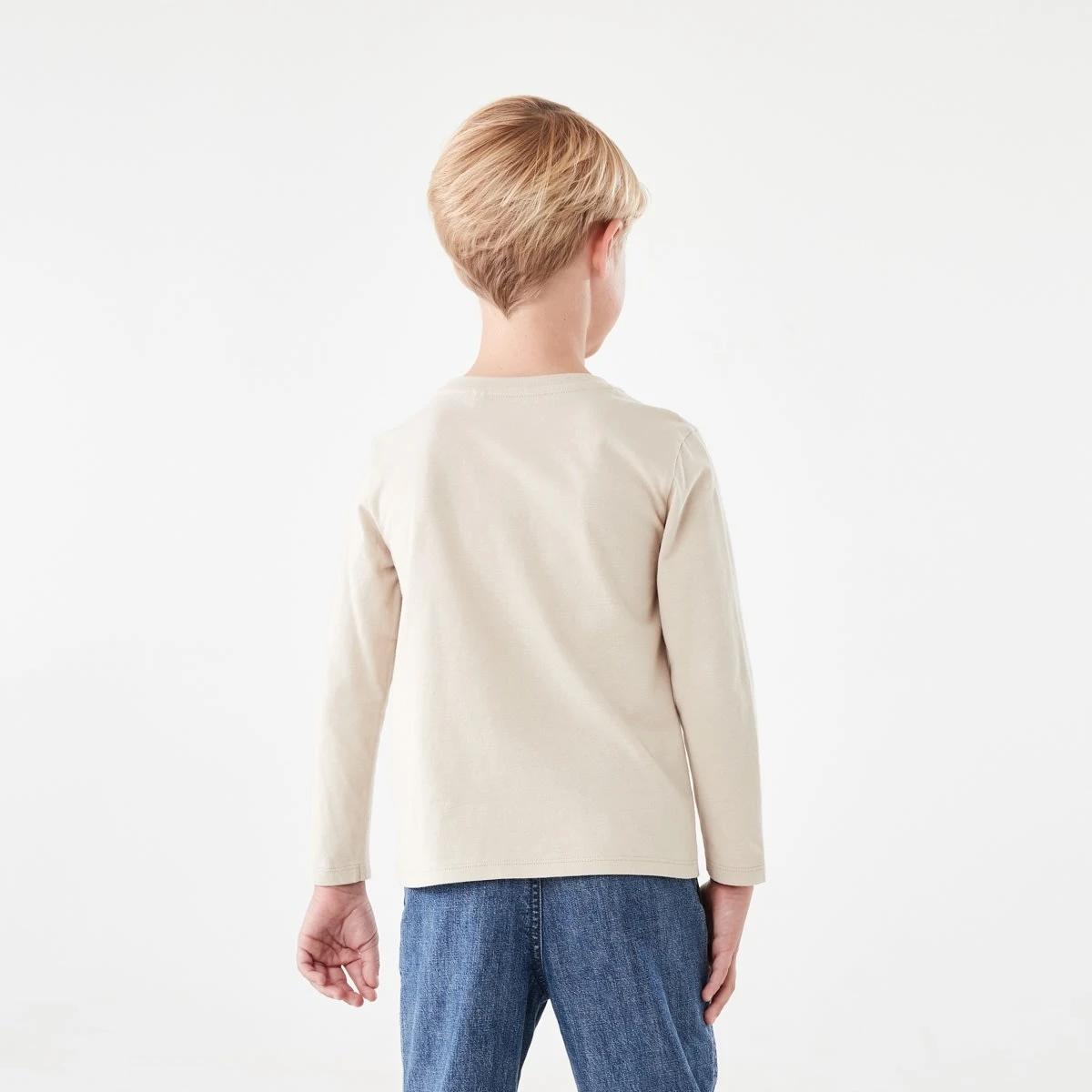 2 Long Sleeve Boucle T-shirt Bge Dino, 2 of 8