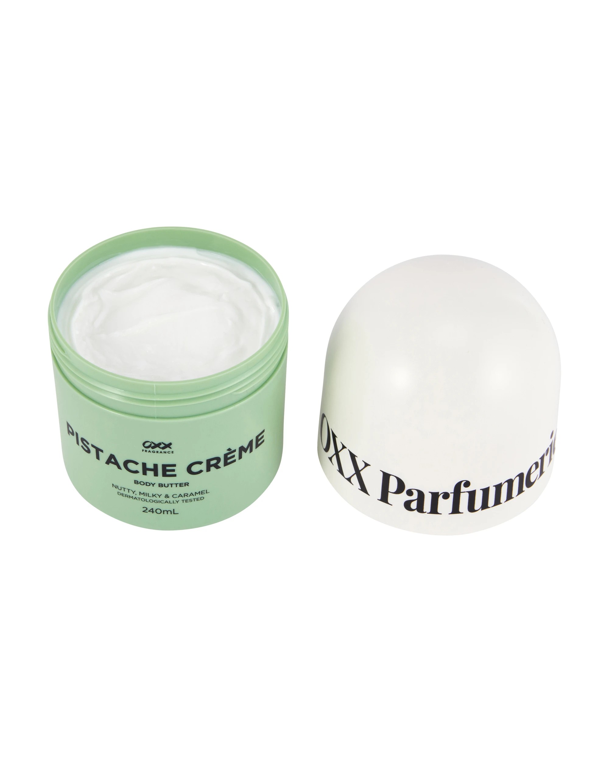 2 OXX Fragrance Pistache Creme Body Butter 240ml - Nutty, Milky and Caramel, 2 of 3