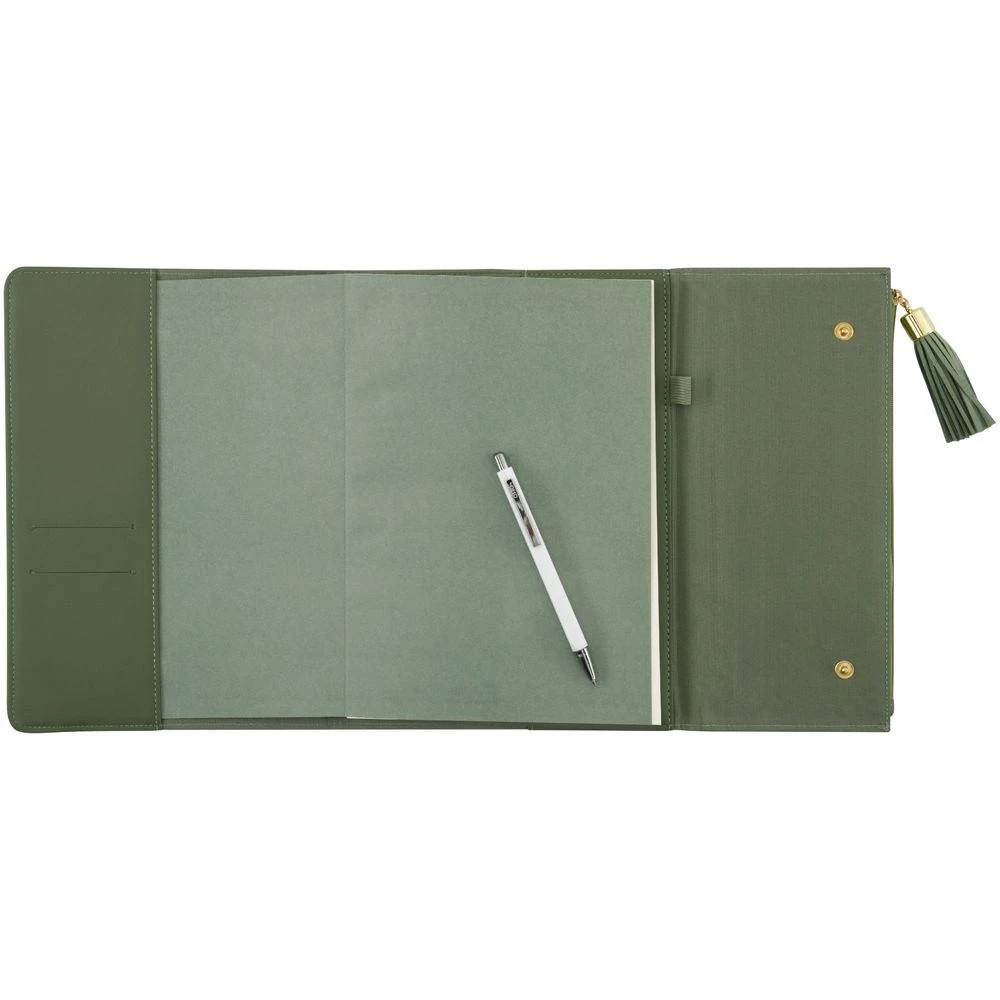 2 Otto Palm Trifold Refillable Notebook Green, 2 of 9