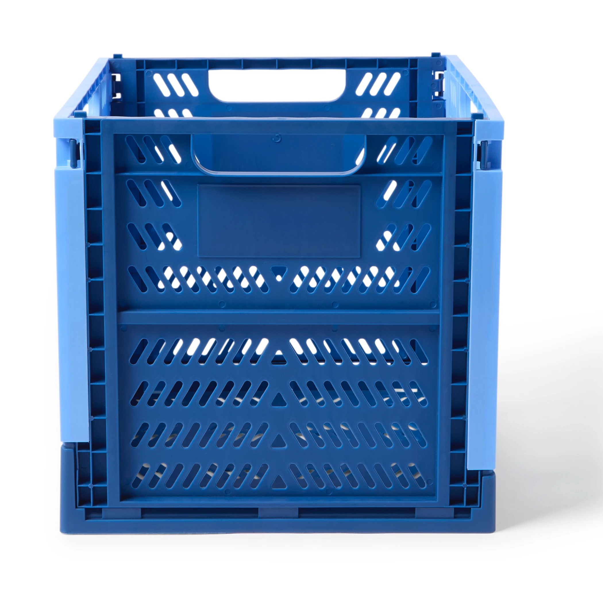 2 17L Square Collapsible Crate - Blue, 2 of 5