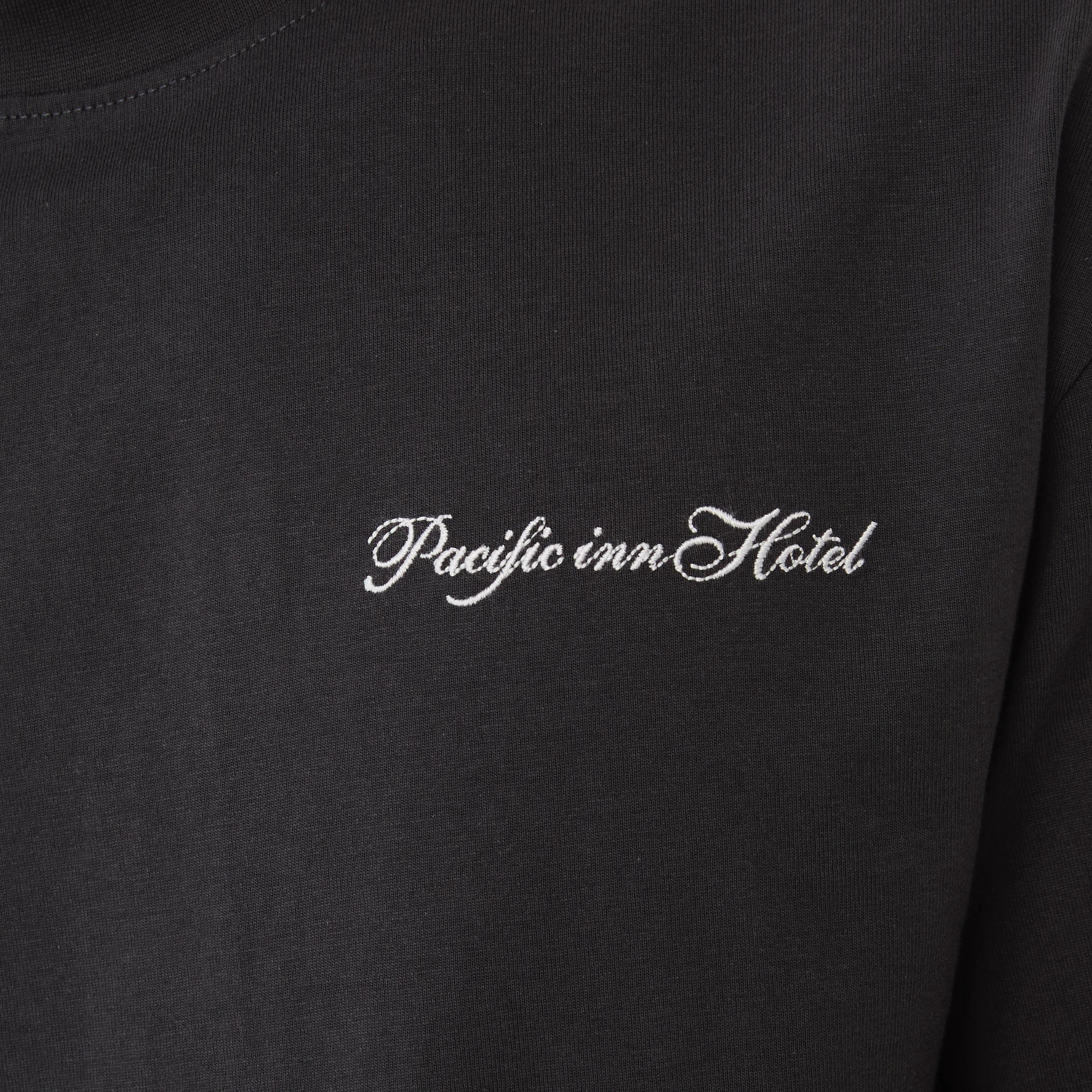6 Oversized Print T-shirt OYSTER BLACK, 6 of 6