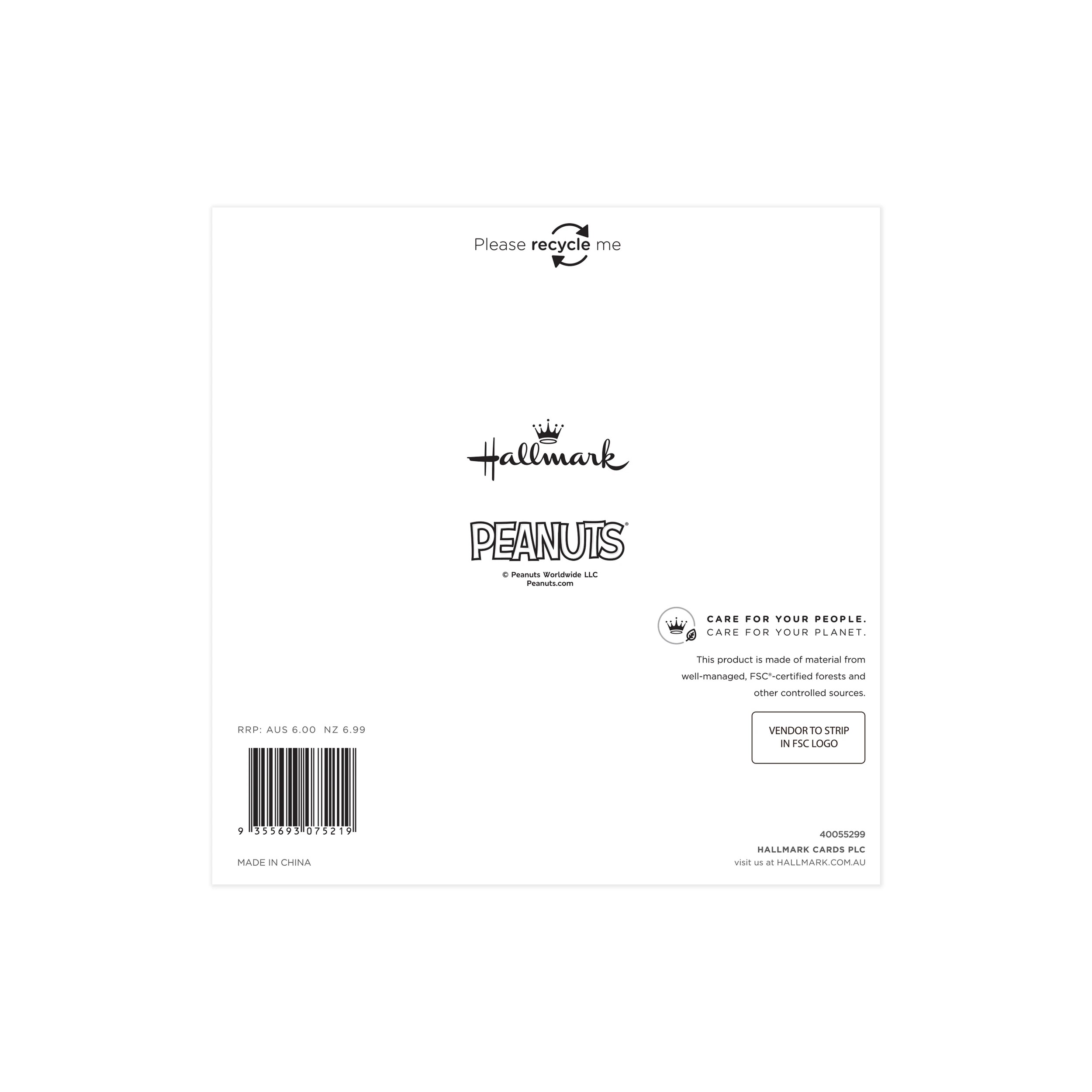 4 Hallmark Valentine's Day Card - Snoopy Peanuts, 4 of 4