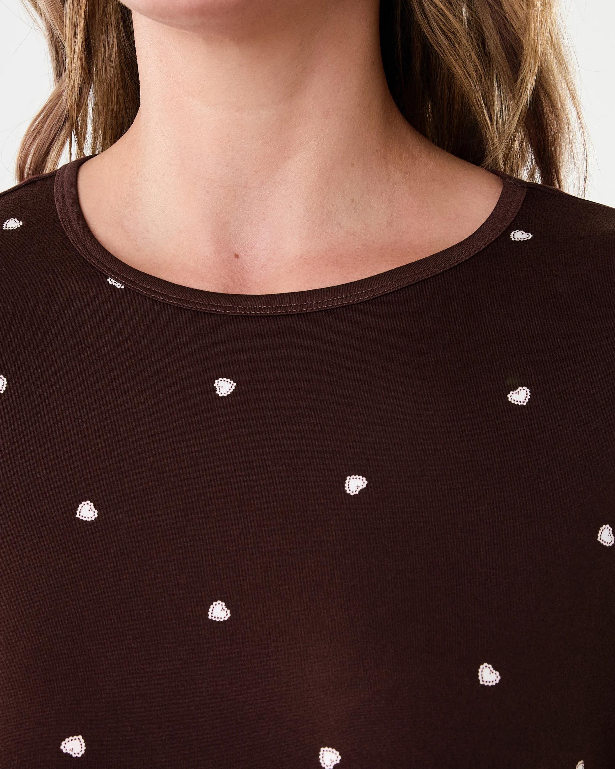 5 Long Sleeve Top and Pants Pyjama Set Dot Hearts, 5 of 6