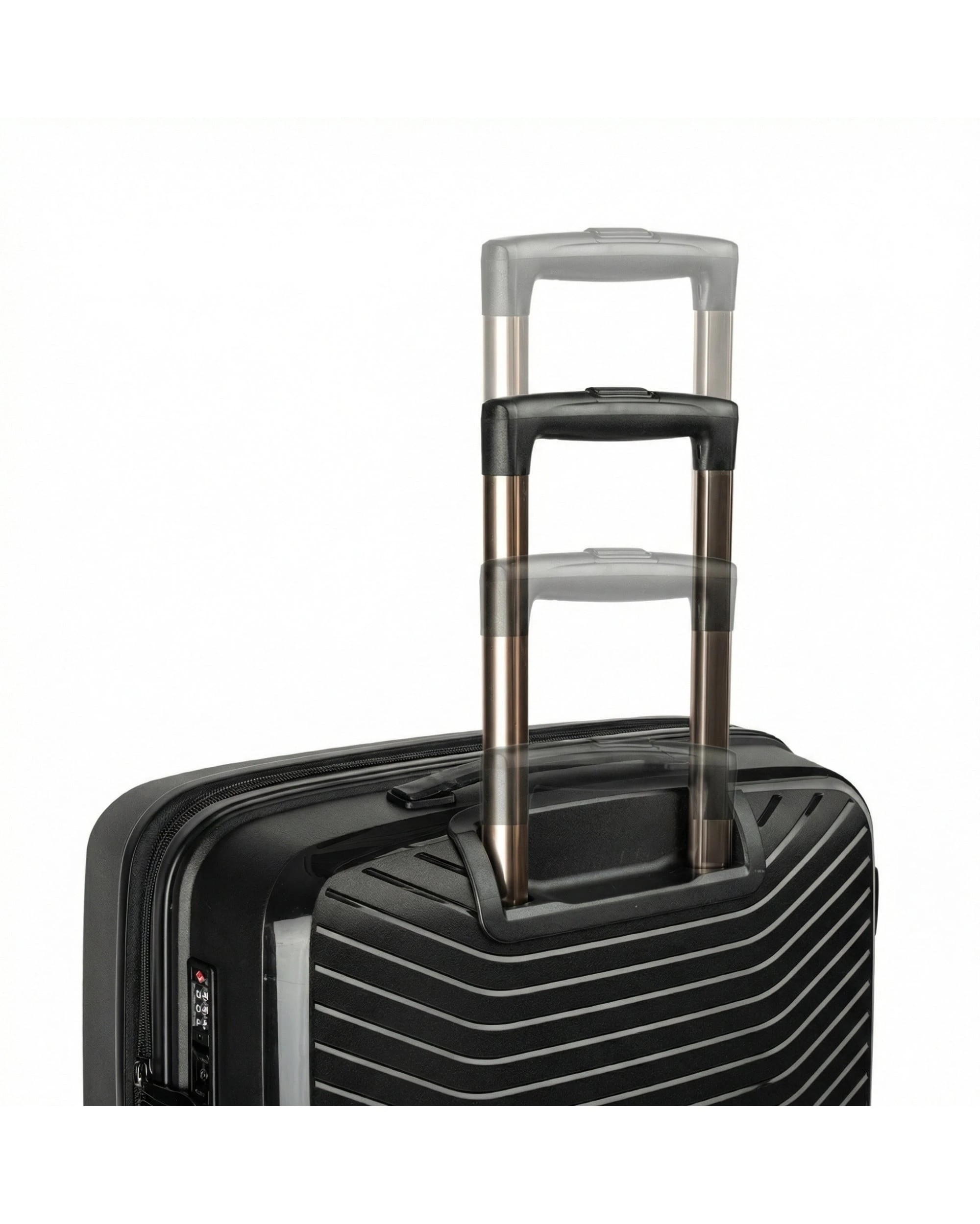 5 Olympus Astra 20in Lightweight Hard Shell Suitcase in Obsidian - Black, 5 of 9