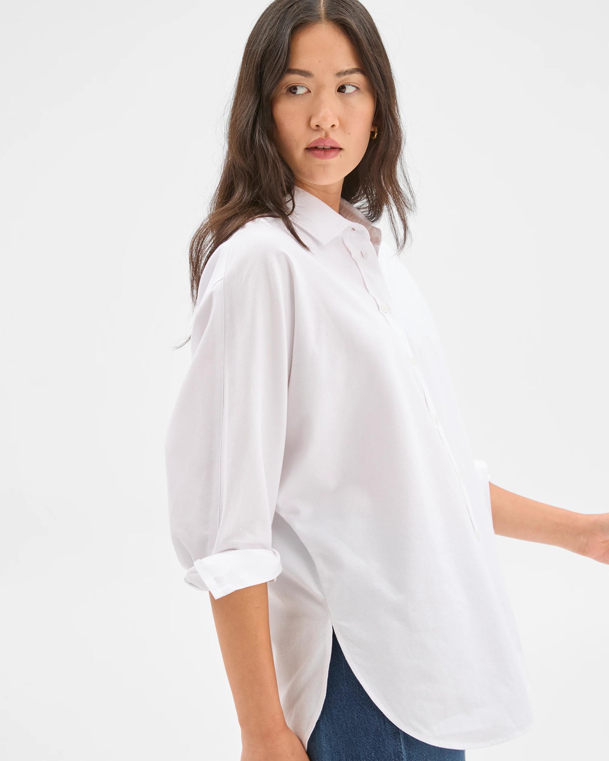 4 Target Woman Australian Cotton Batwing Shirt WHITE, 4 of 7