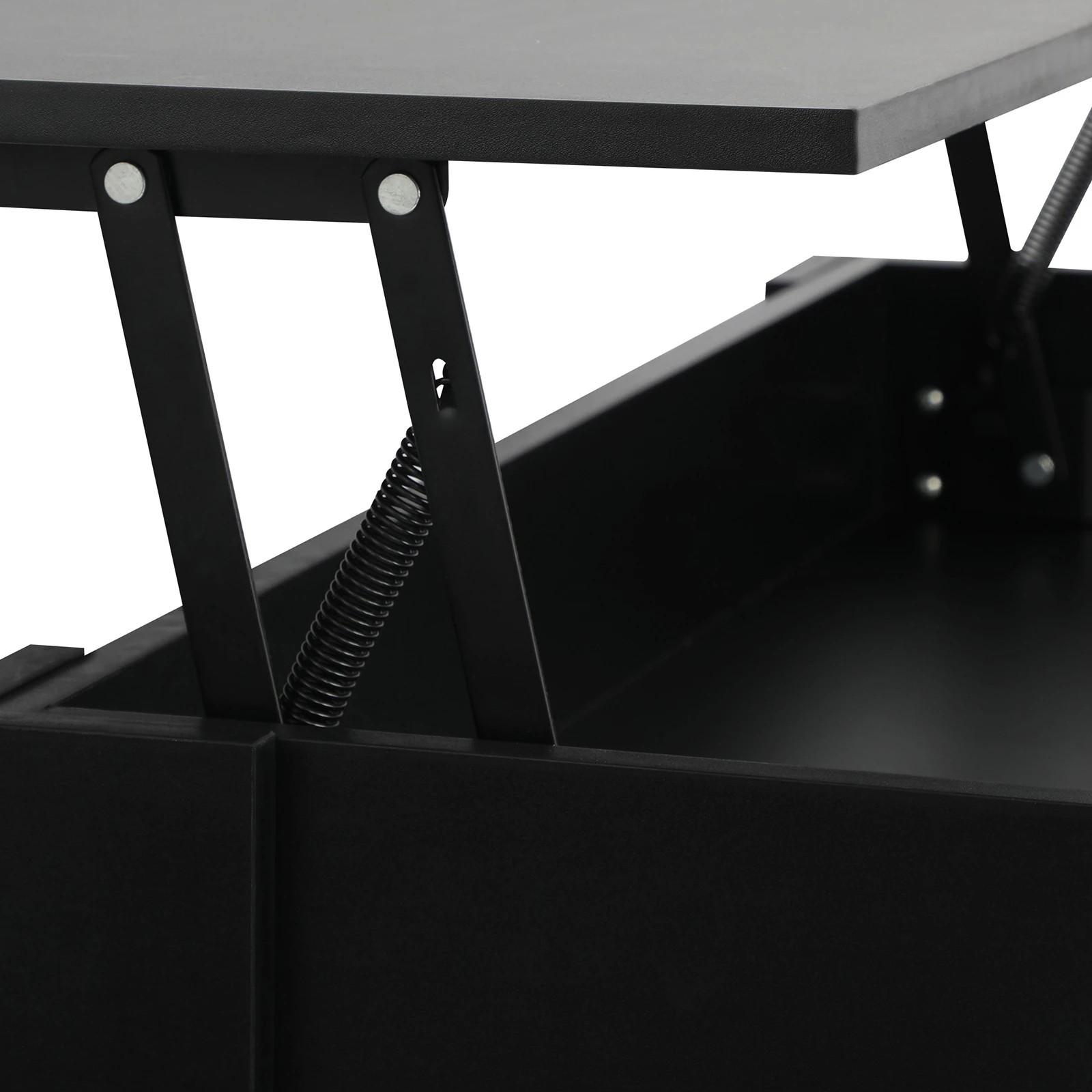 9 Oikiture Coffee Table Lift Up Top Modern Tables Hidden Book Storage
 - Black, 9 of 10