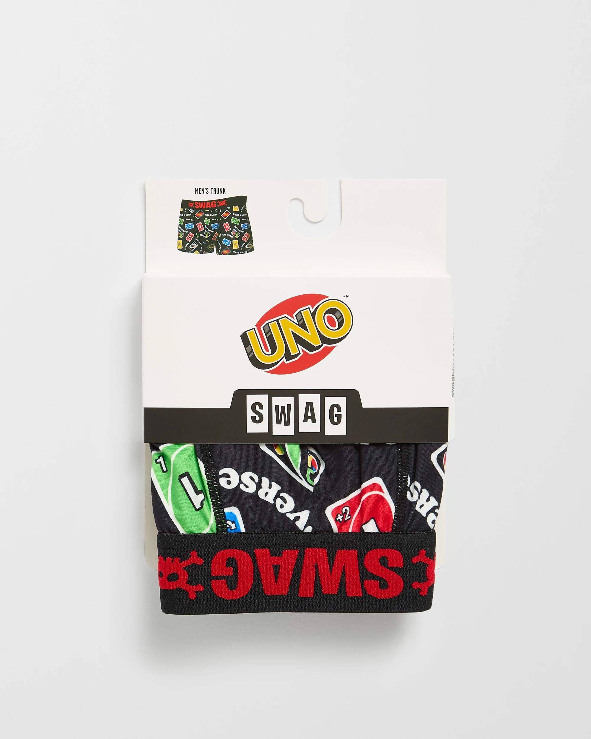 4 Swag Licensed Trunks - UNO BLACK, 4 of 4