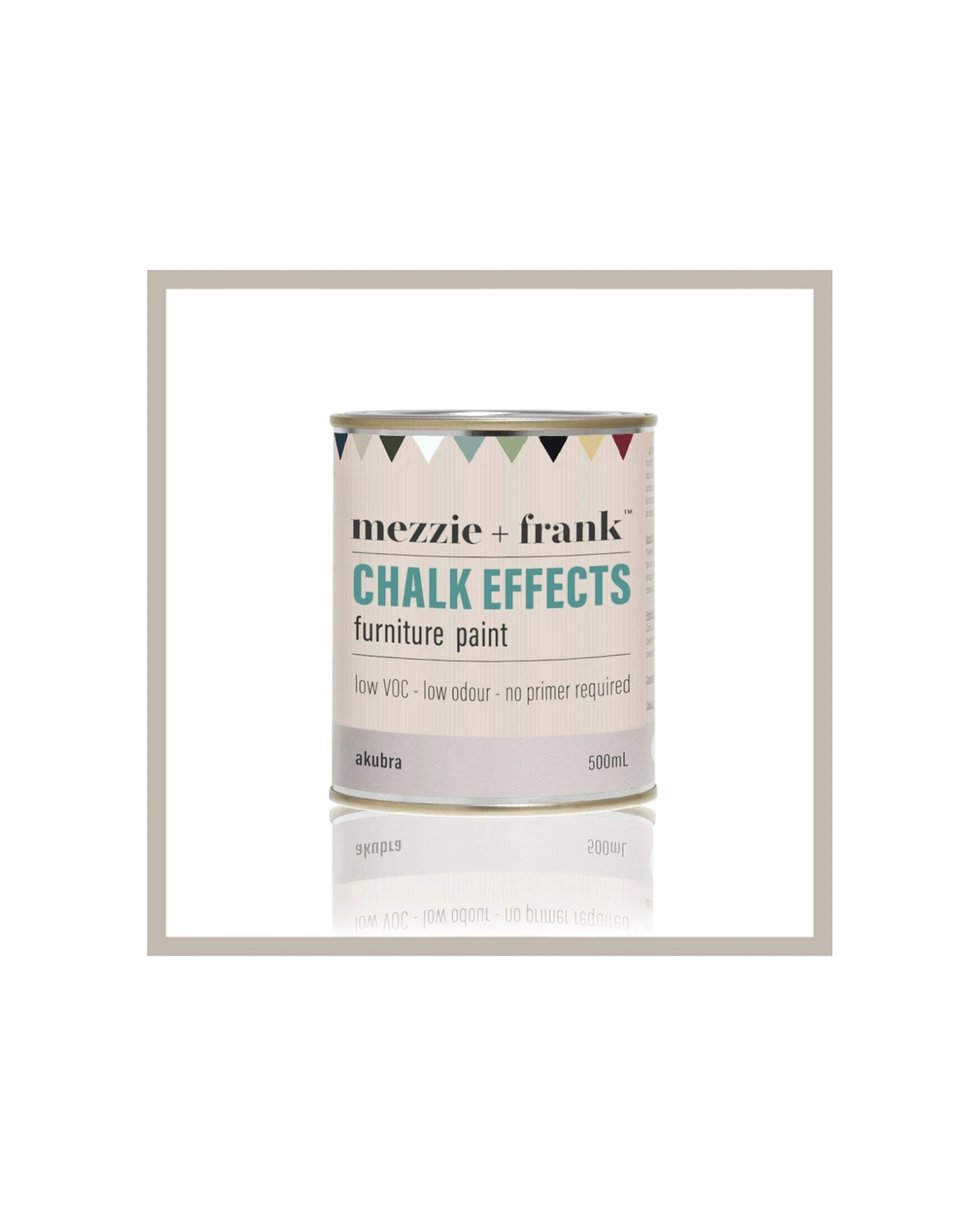 3 Mezzie+Frank Chalk Effect 0.5L Interior Water Based Furniture Paint Akubra - Multi, 3 of 4