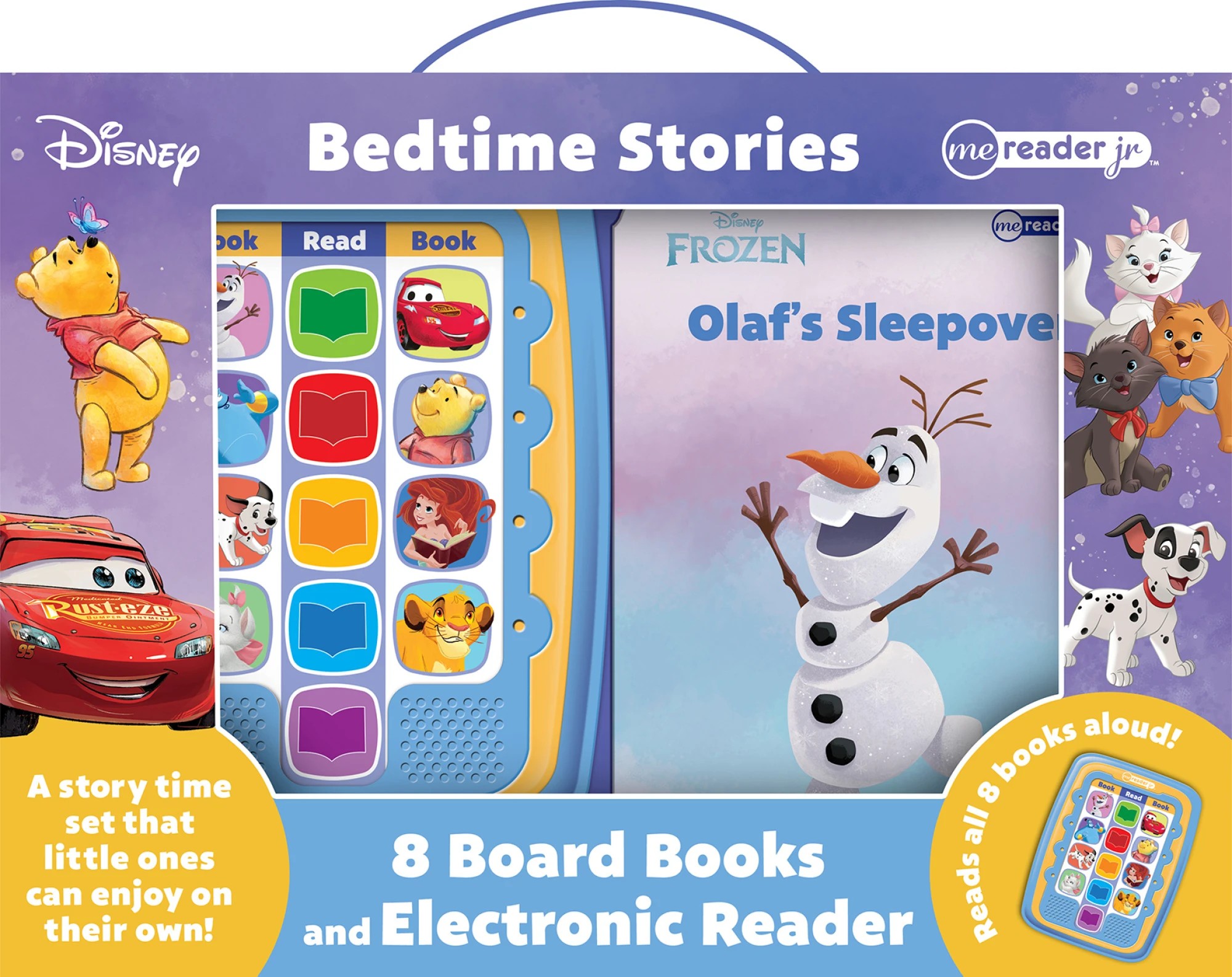 2 Disney Bedtime Stories: Me Reader Jr 8 Board Books and Electronic Reader - Book, 2 of 5