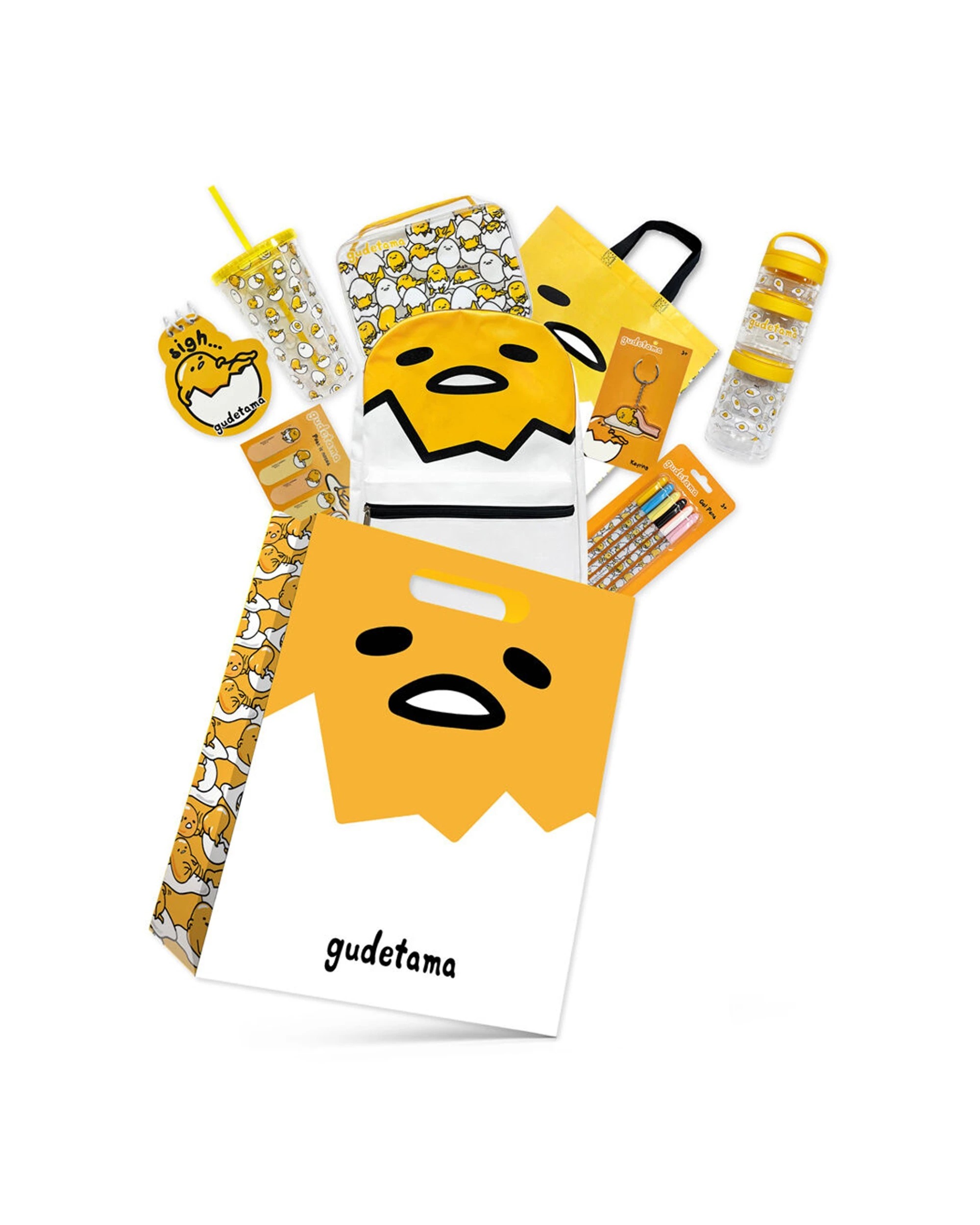 1 Gudetama Themed Sanrio Showbag S4 Backpack Bento Box Set Kids Party Bag - Multi, 1 of 1