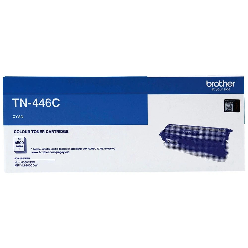 1 Brother TN 446 Toner Cartridge Cyan, 1 of 1
