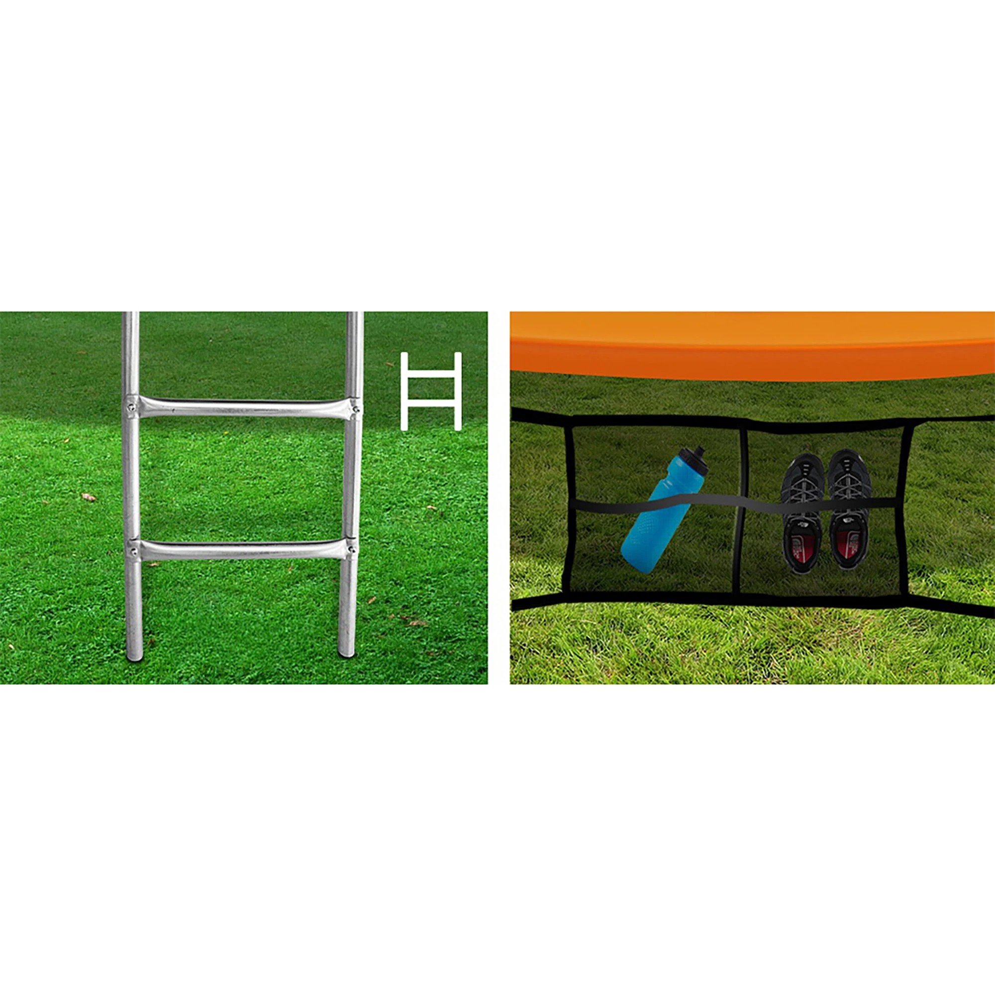 8 Everfit 14FT Trampoline for Kids w/ Ladder Enclosure Safety Net Rebounder - Multi, 8 of 9