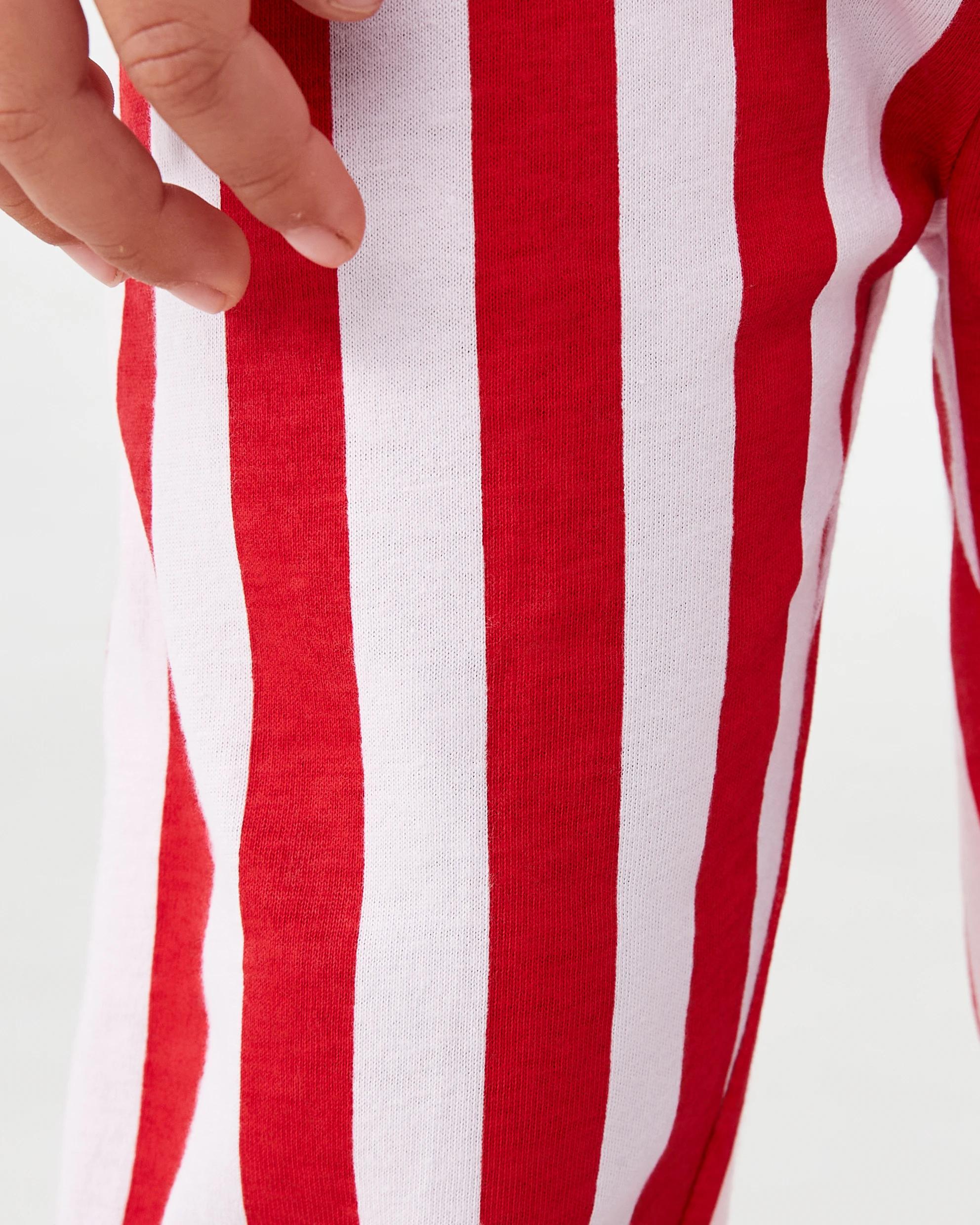 7 Wiggles License Rib Pyjama Set Pink Strip, 7 of 9