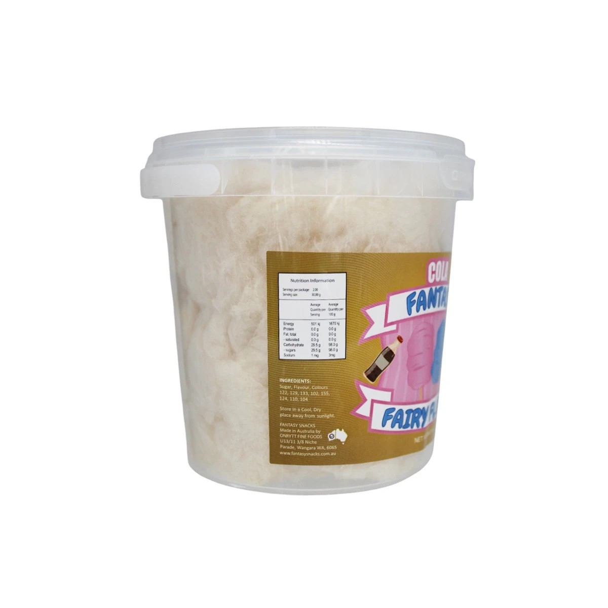2 Fantasy Fairy Floss Cola Tub 60g, 2 of 2