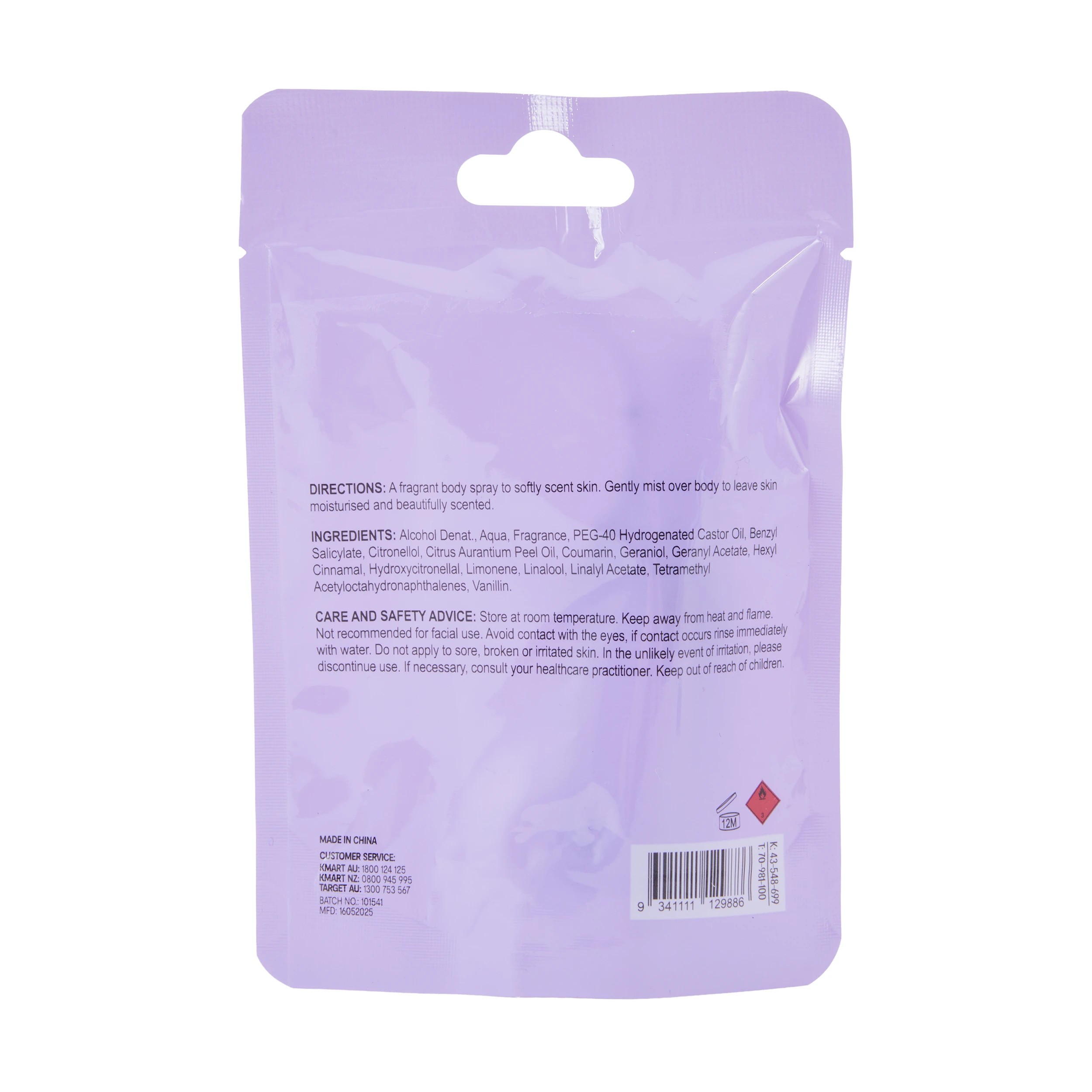 6 OXX Fragrance Summer Solstice When in Mexico Body Mist 20ml - Pear, Jasmine and Sandalwood, 6 of 6