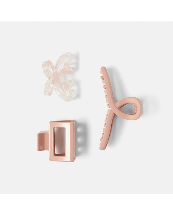 3 Pack Mix Statement Claw Hair Clips
