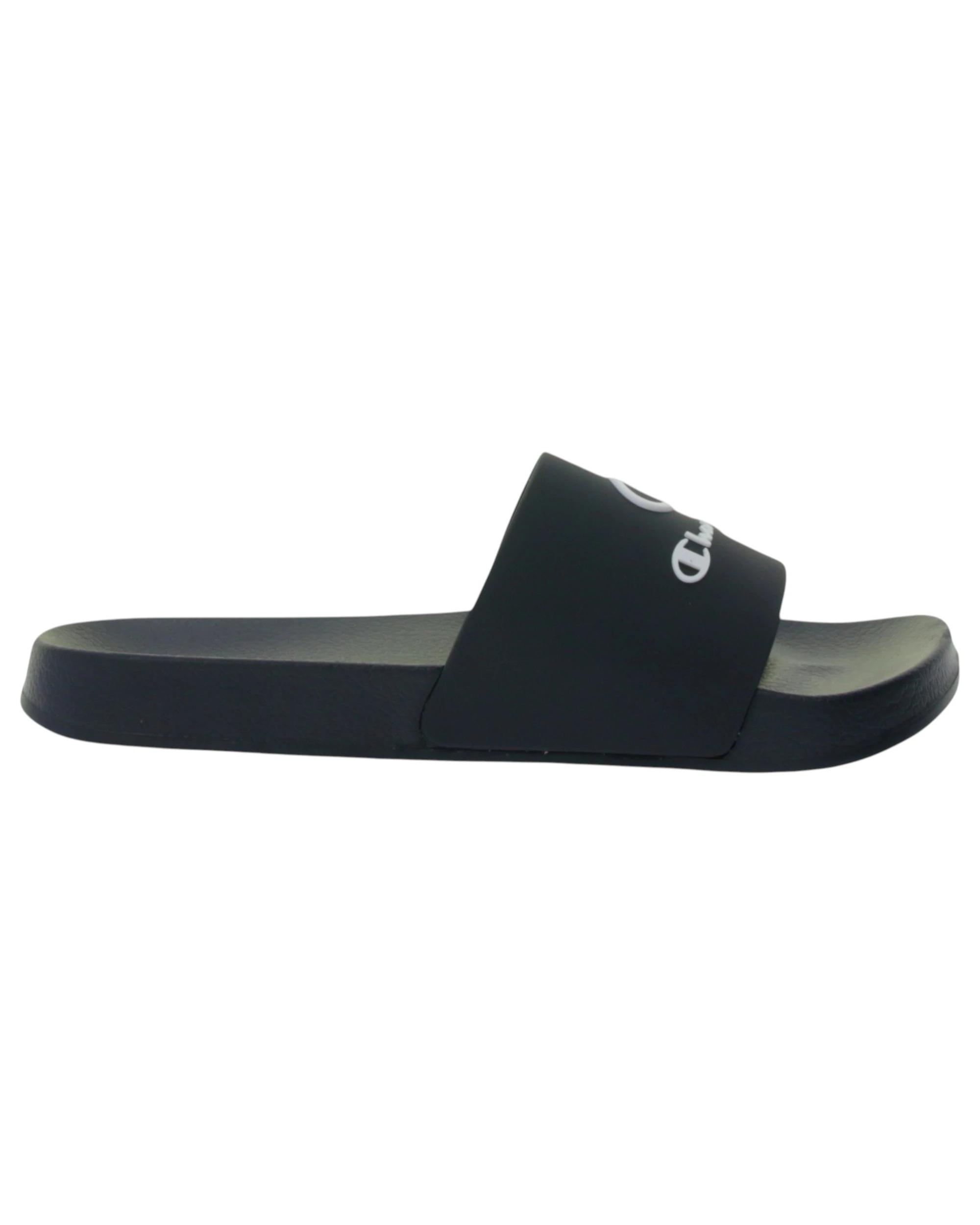 5 Champion Mens Flip Flops Kos Black Slides Black, 5 of 8