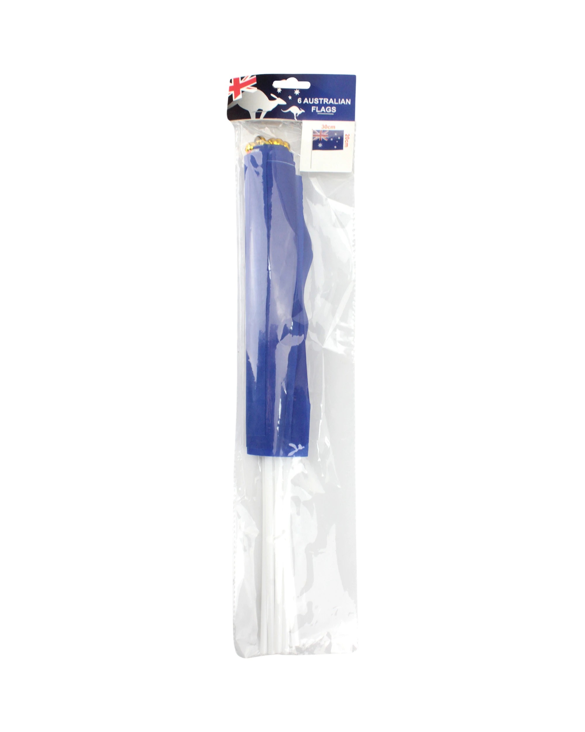3 Party Planet Australian Flags 20cm x 30cm Pack of 6, 3 of 4
