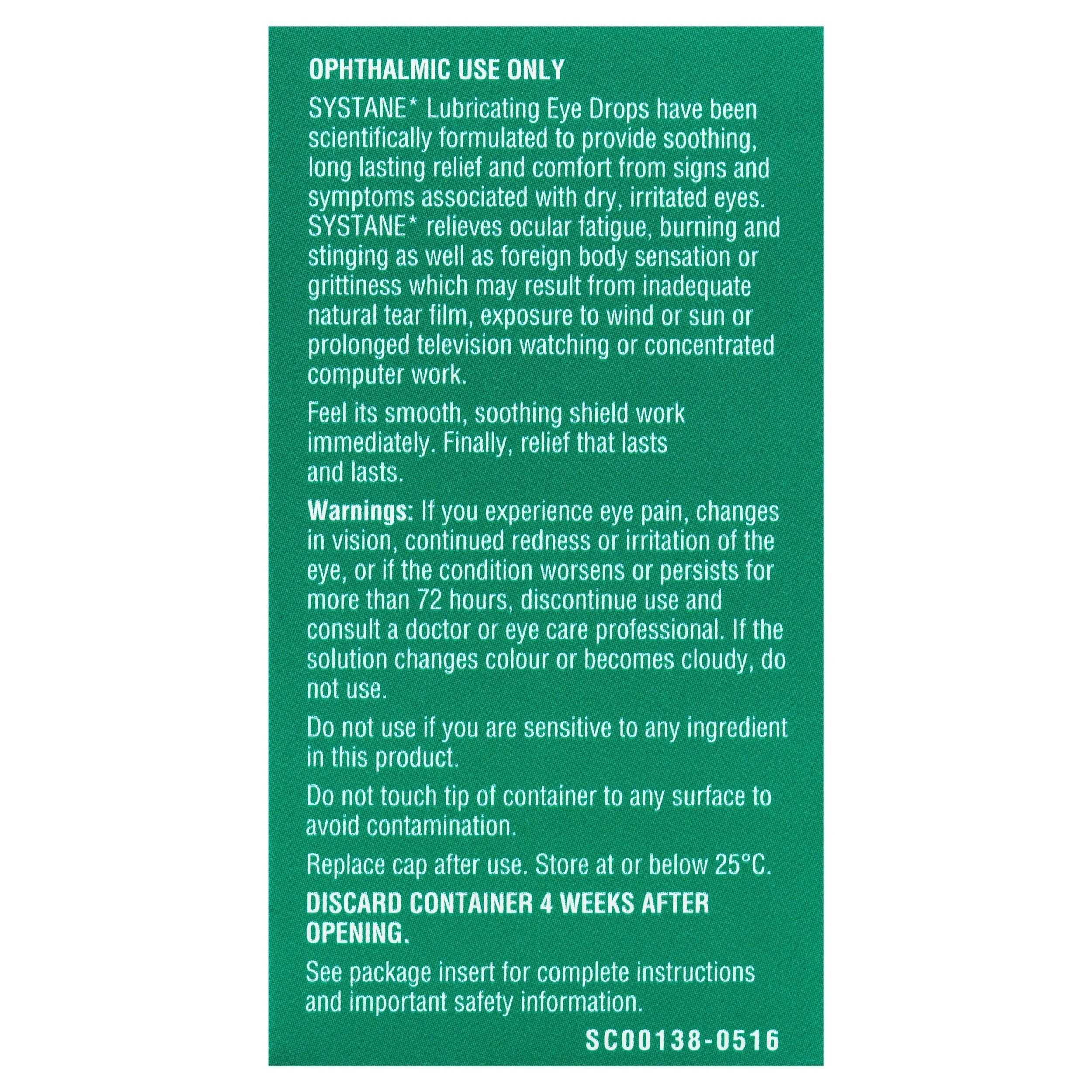 2 Systane Lubricating Eye Drops 15ml, 2 of 2