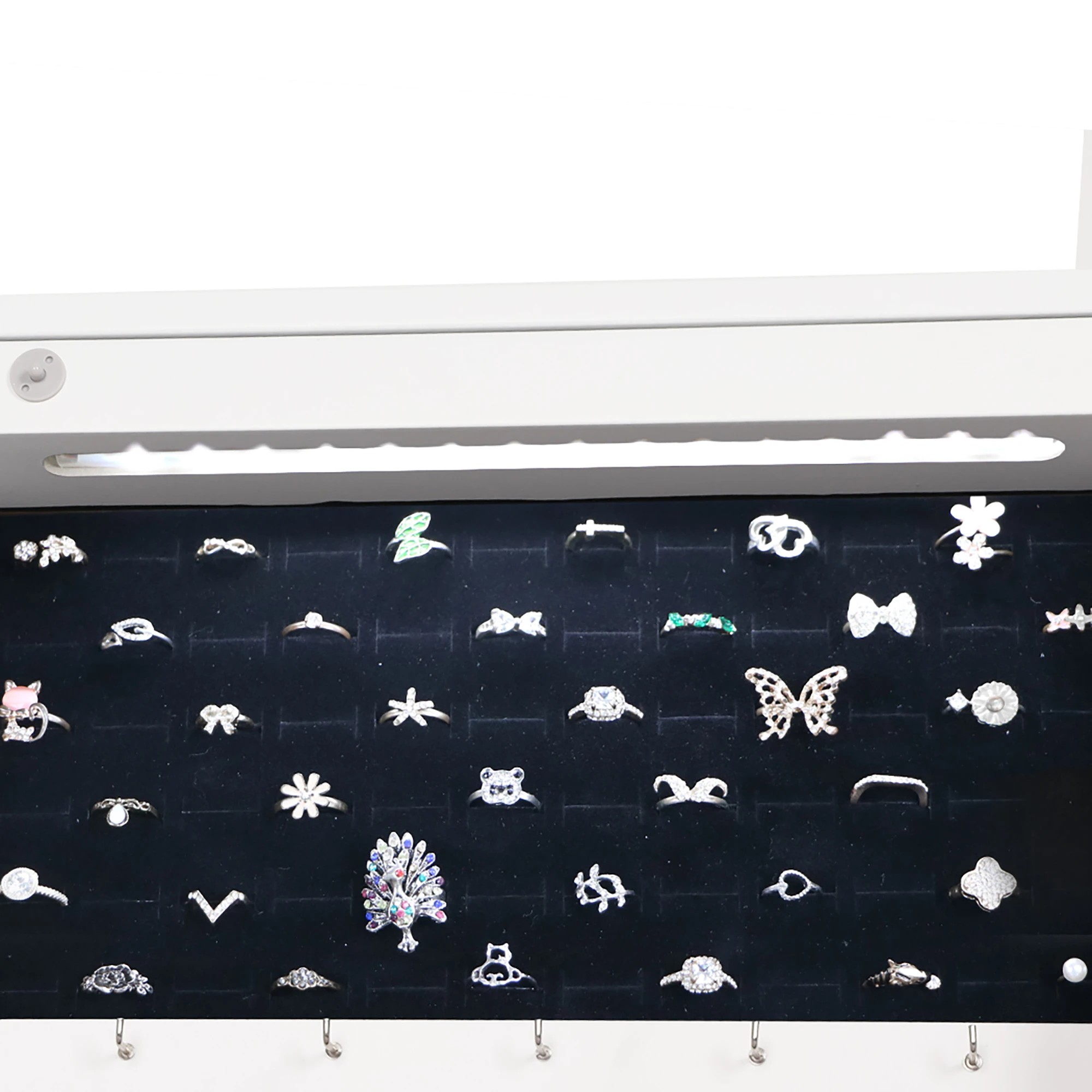 4 Levede Led Mirror Jewellery Cabinet, 4 of 7