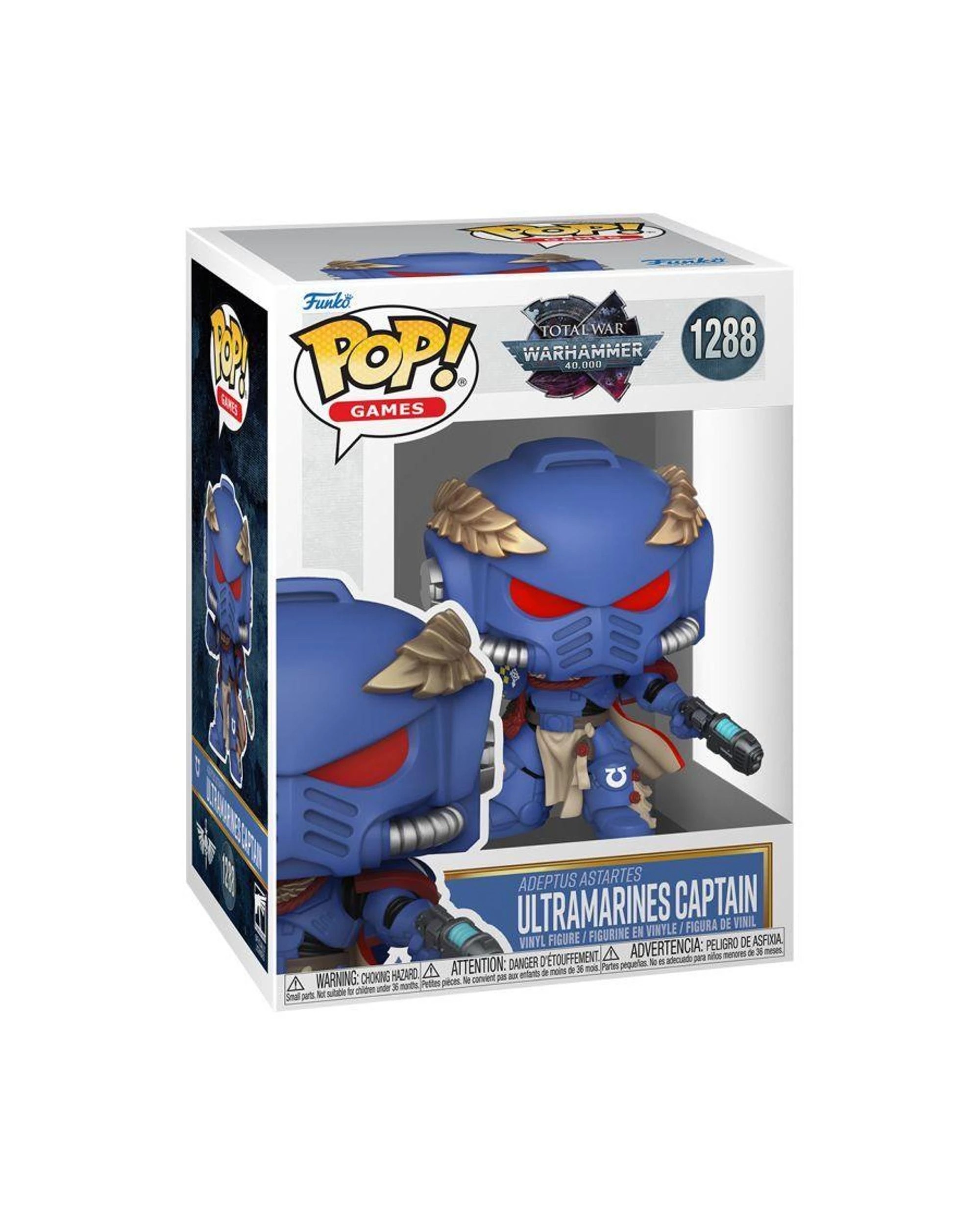 3 Total War Warhammer 40000 Ultramarines Captain Funko POP! Vinyl, 3 of 3