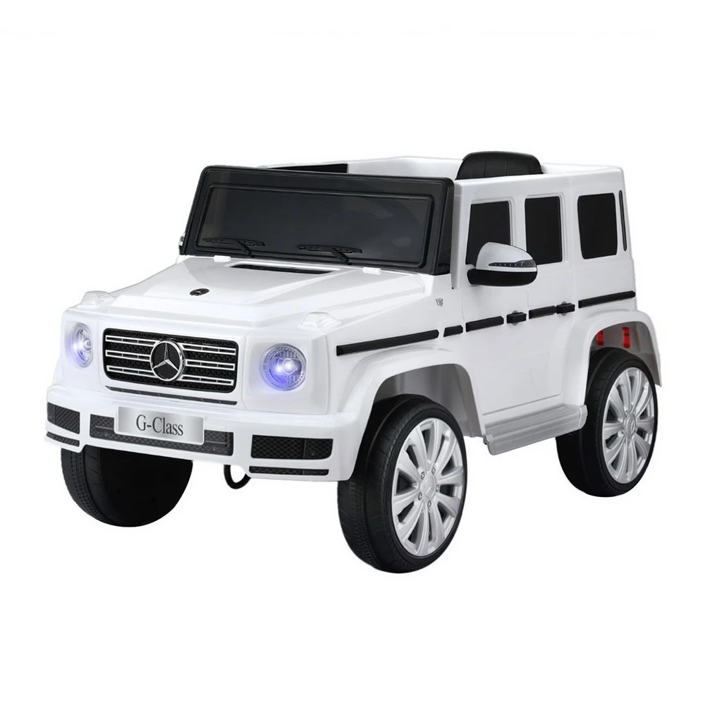 1 Kids Ride On Car Licensed G500 Electric Toys Horn Remote 12V - White, 1 of 5