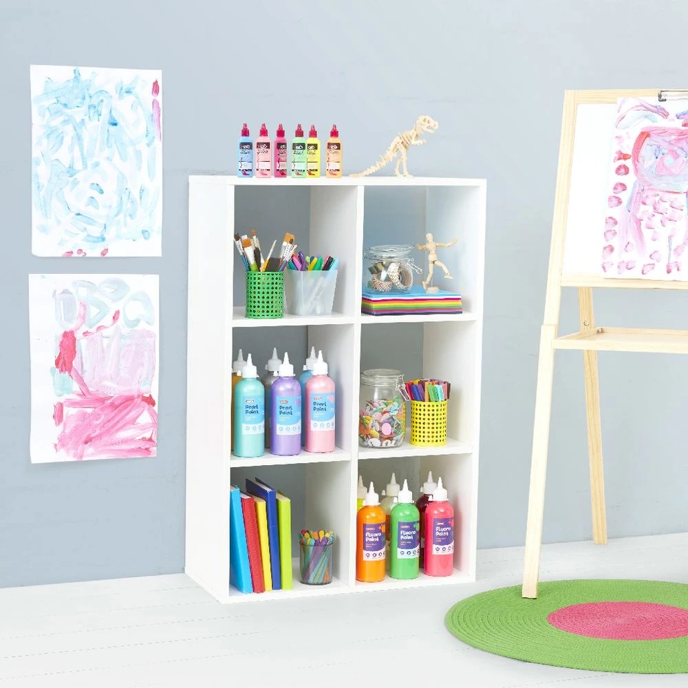 3 6 Cube Bookcase White Kids Storage & Furniture, 3 of 4