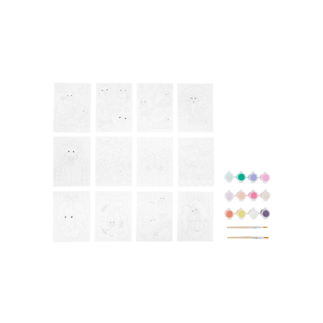 4 Mini Painting Art Set, 4 of 5