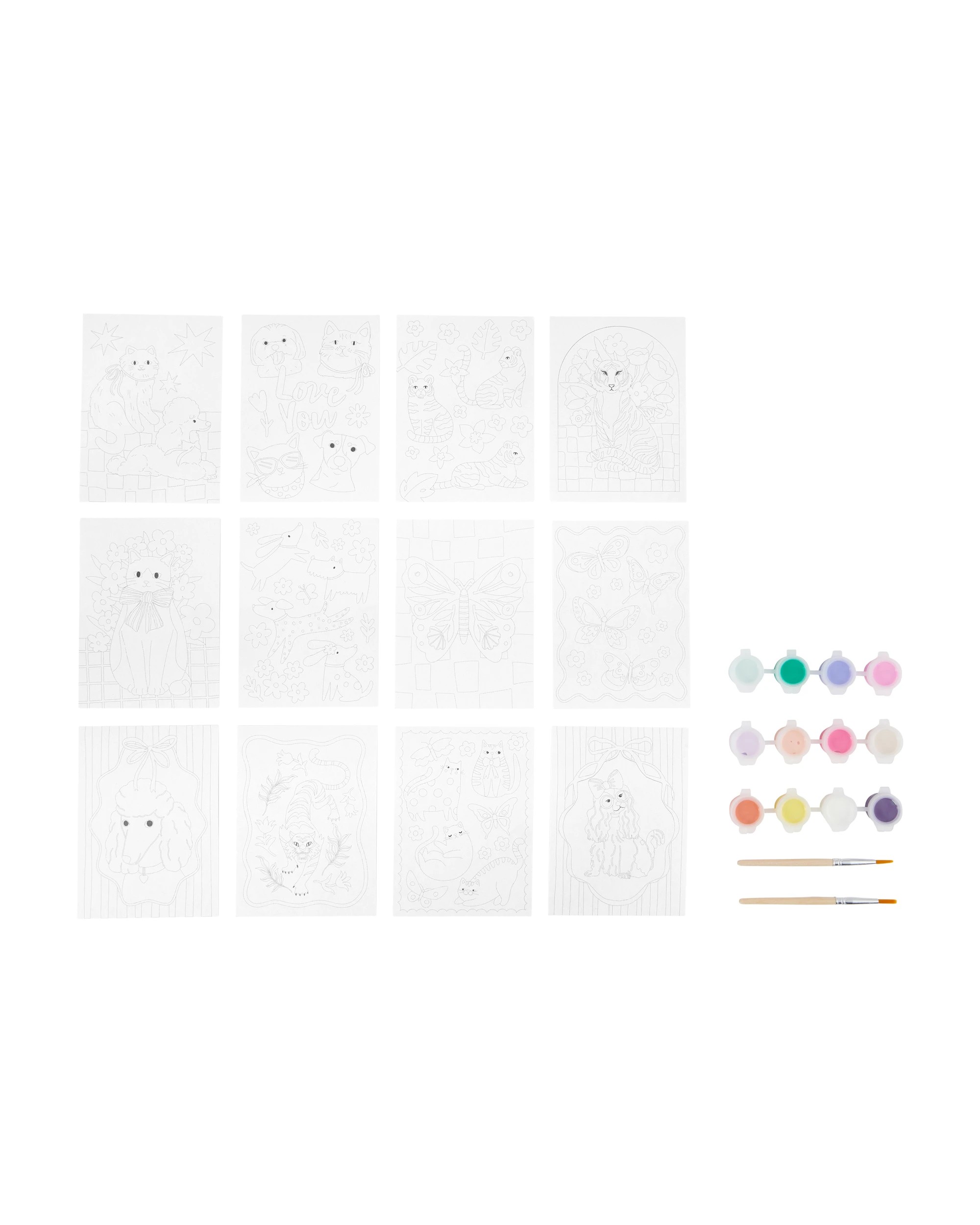 4 Mini Painting Art Set, 4 of 5