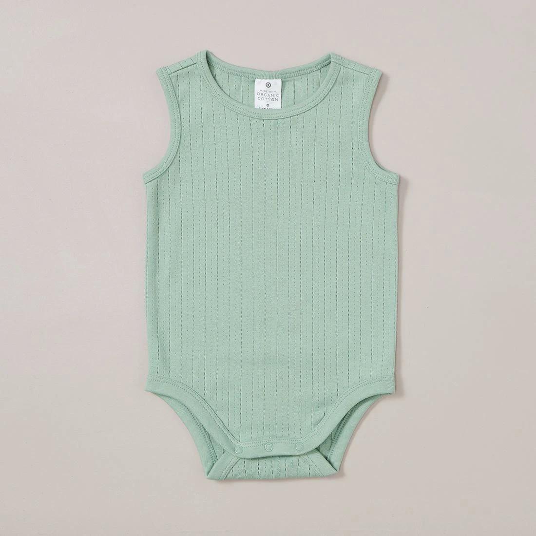 5 Target Baby Organic Cotton Pointelle Bodysuit JADEITE GREEN, 5 of 10